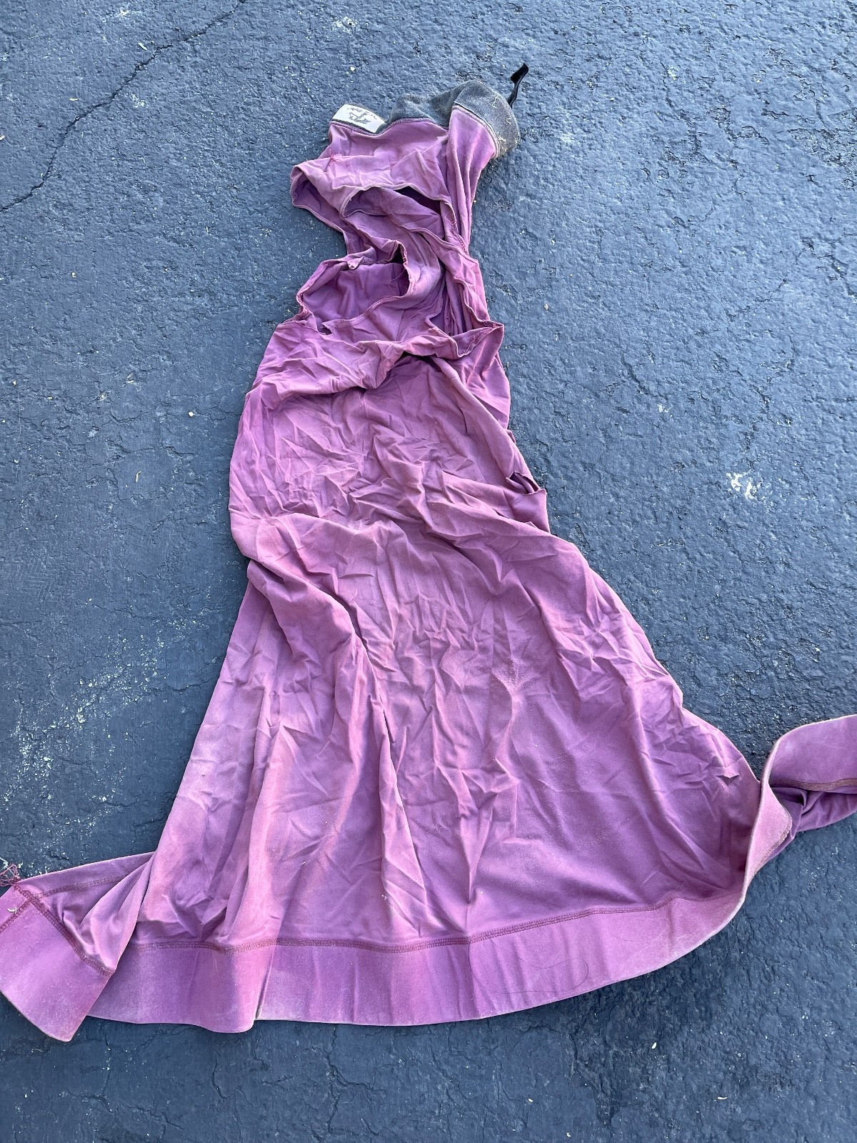 We-B-Stylin Pink Horse Hood Lycra Stretch Material FullFace Cover Worn Condition - Image 2