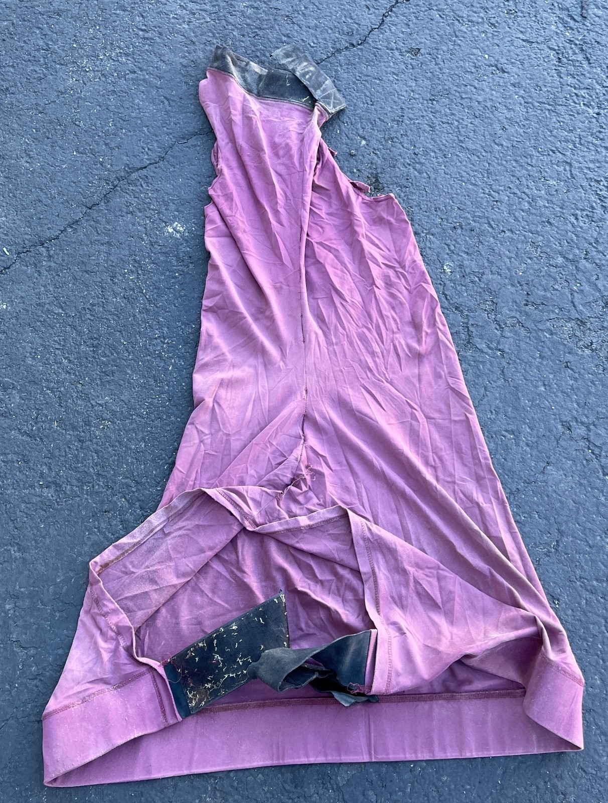 We-B-Stylin Pink Horse Hood Lycra Stretch Material FullFace Cover Worn Condition - Image 10