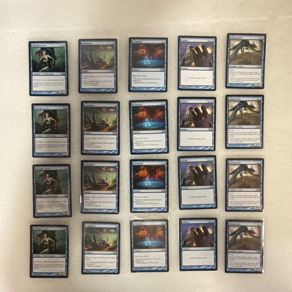 MTG 8 Card Blue Lot Mixed M10 M12 M13 Merfolk Looter - Image 1