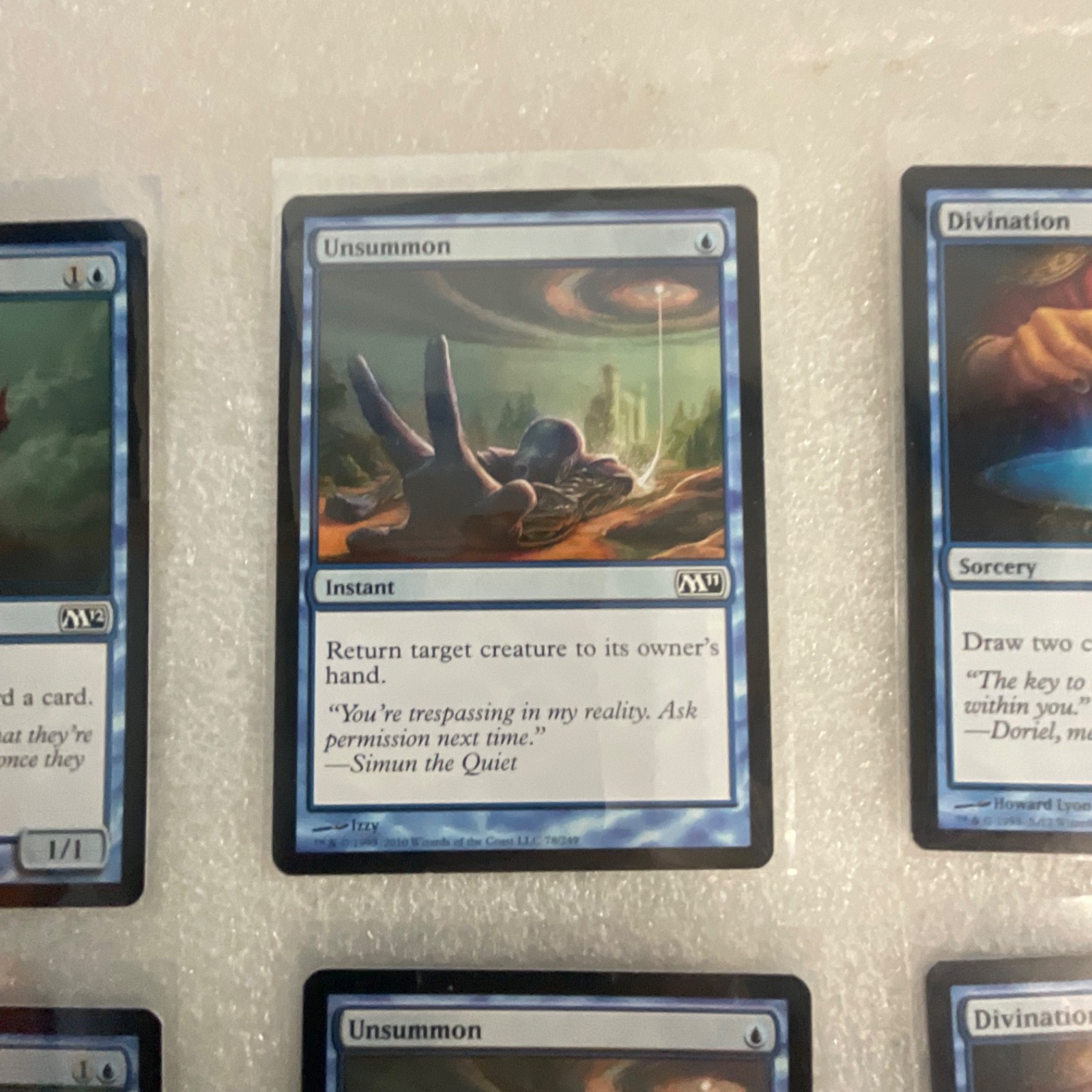 MTG 8 Card Blue Lot Mixed M10 M12 M13 Merfolk Looter - Image 10