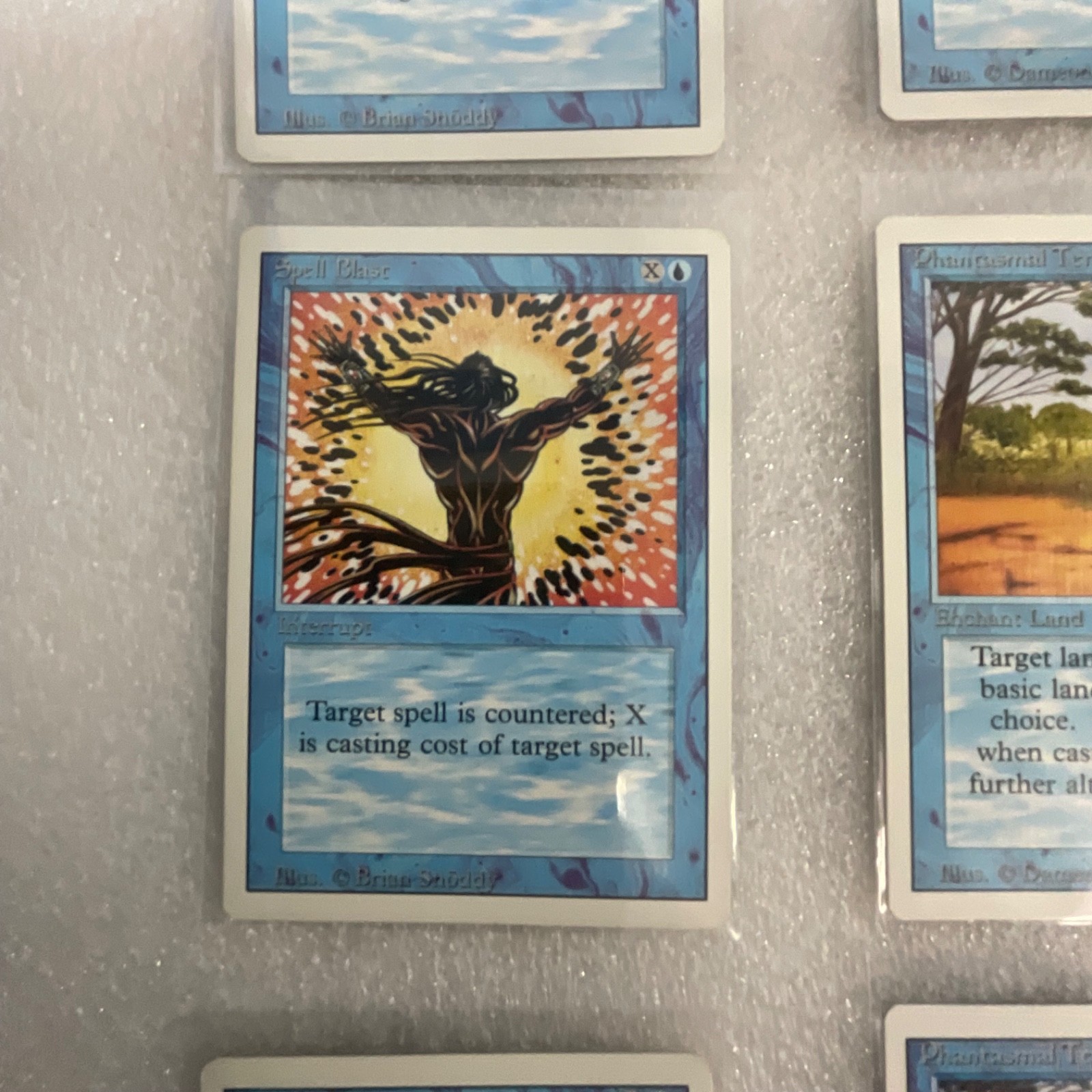 MTG 20 Card Blue Lot Revised & M11 Spell Blast Power Sink - Image 4