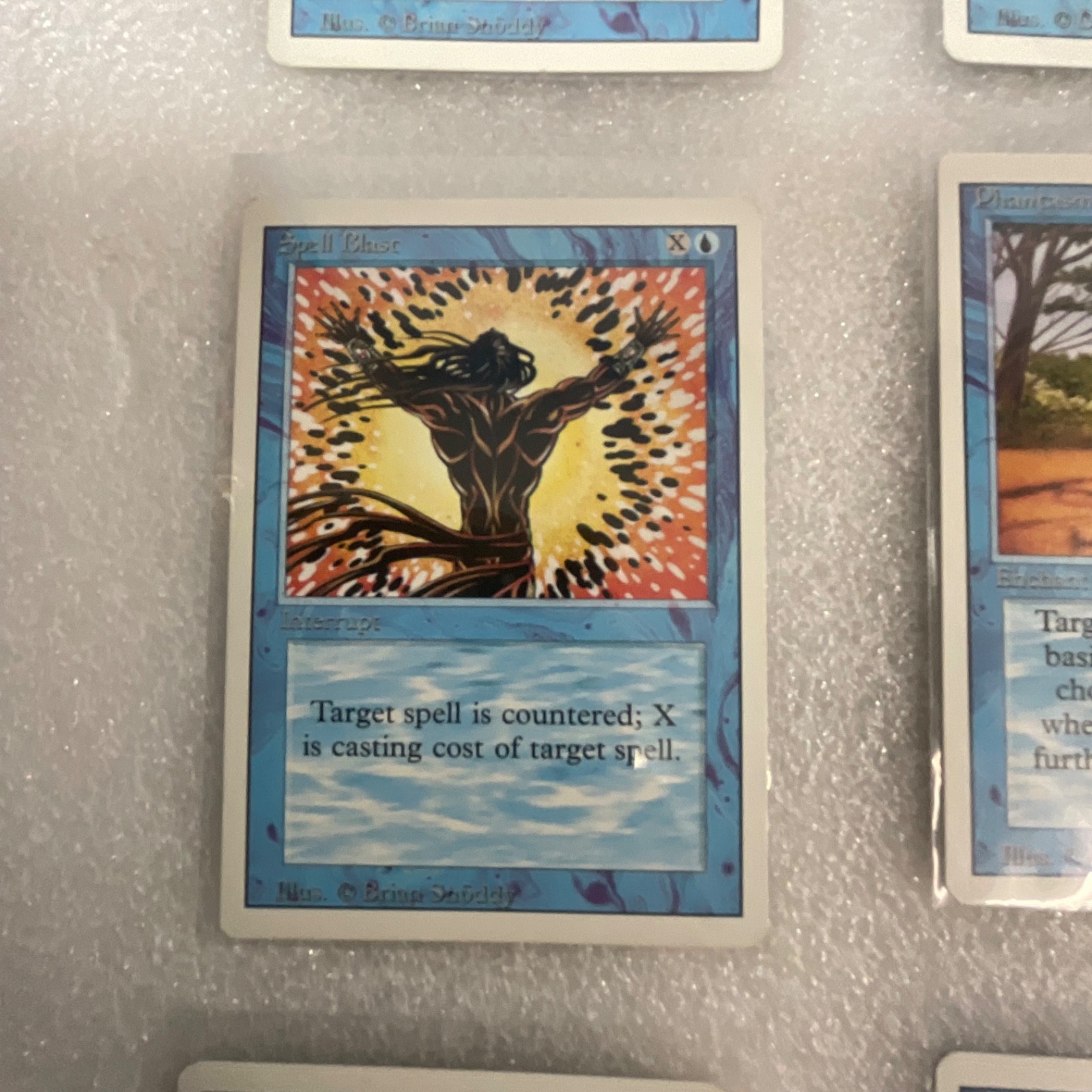 MTG 20 Card Blue Lot Revised & M11 Spell Blast Power Sink - Image 5