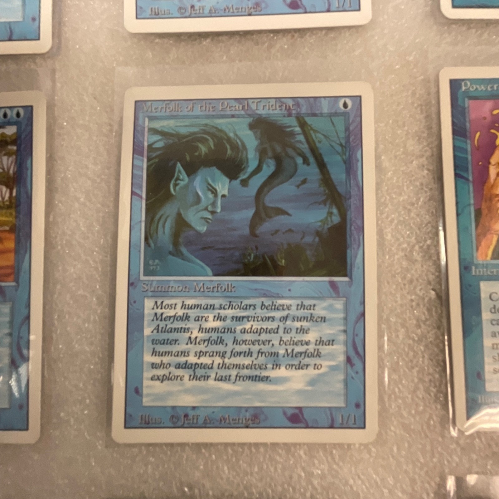 MTG 20 Card Blue Lot Revised & M11 Spell Blast Power Sink - Image 13