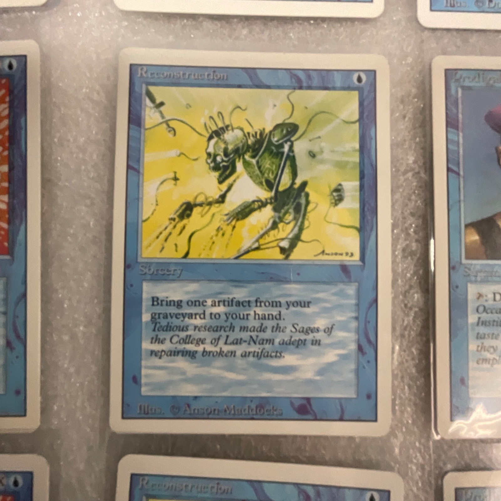 MTG 20 Card Blue Lot Revised 3ED Prodigal Sorcerer Power Sink - Image 8