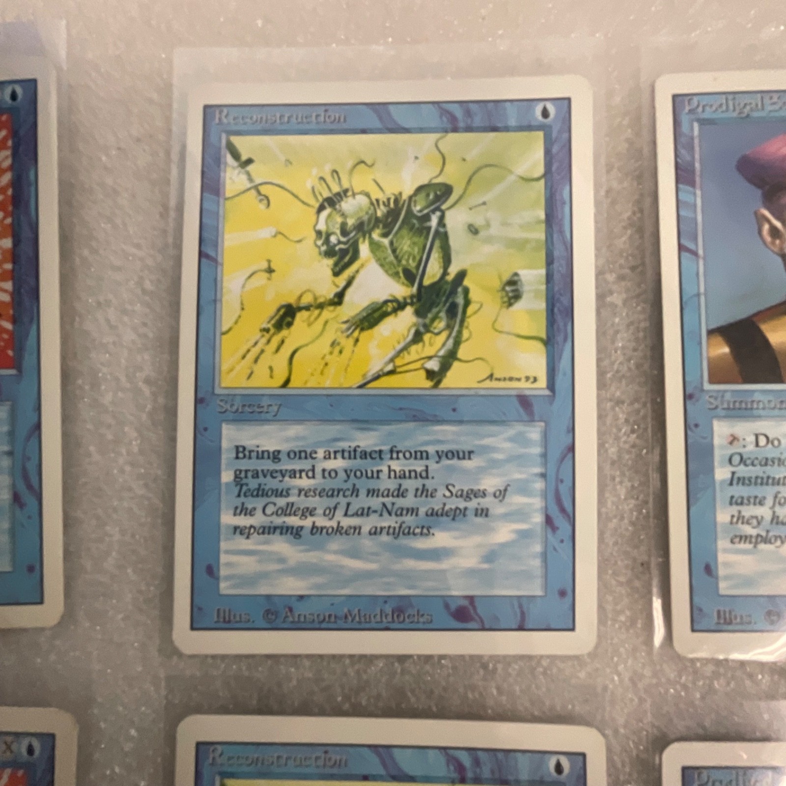MTG 20 Card Blue Lot Revised 3ED Prodigal Sorcerer Power Sink - Image 10