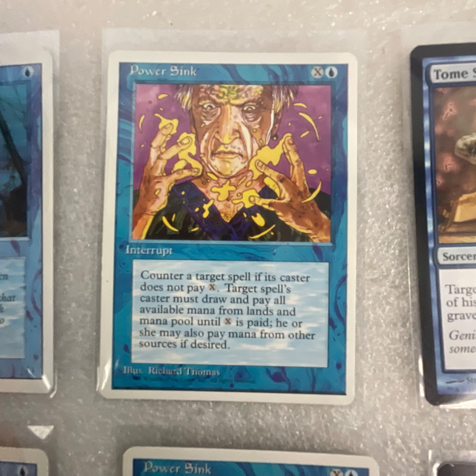 MTG 20 Card Blue Lot Revised & M11 Spell Blast Power Sink - Image 18