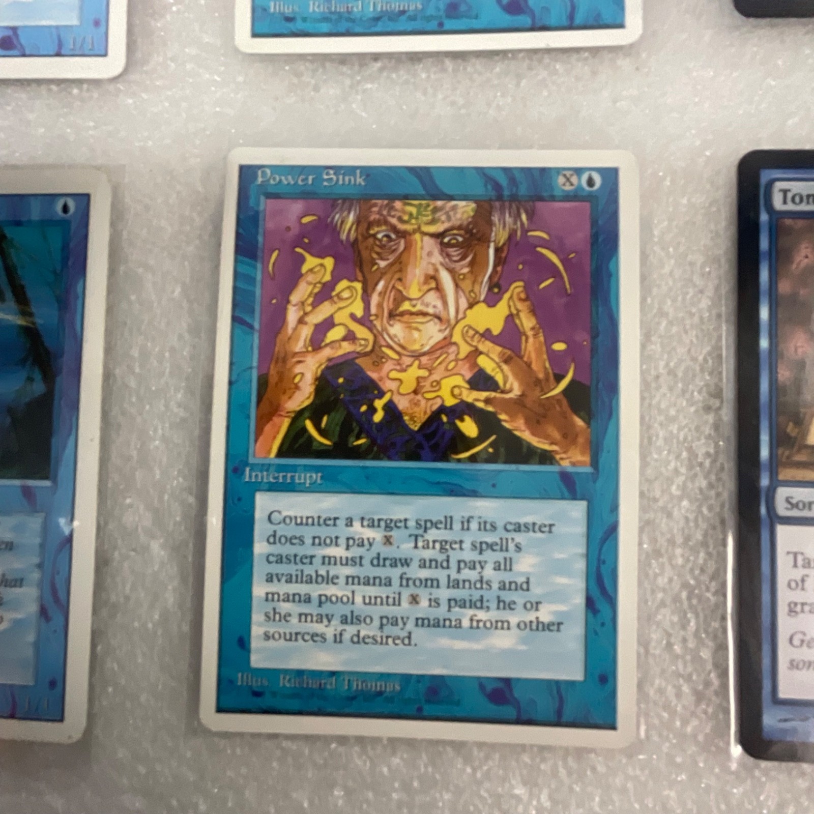 MTG 20 Card Blue Lot Revised & M11 Spell Blast Power Sink - Image 15
