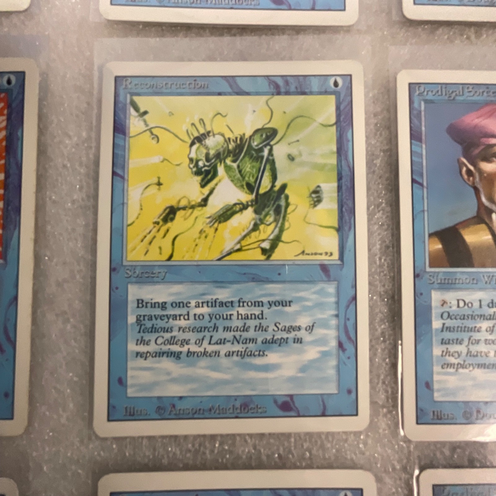 MTG 20 Card Blue Lot Revised 3ED Prodigal Sorcerer Power Sink - Image 9