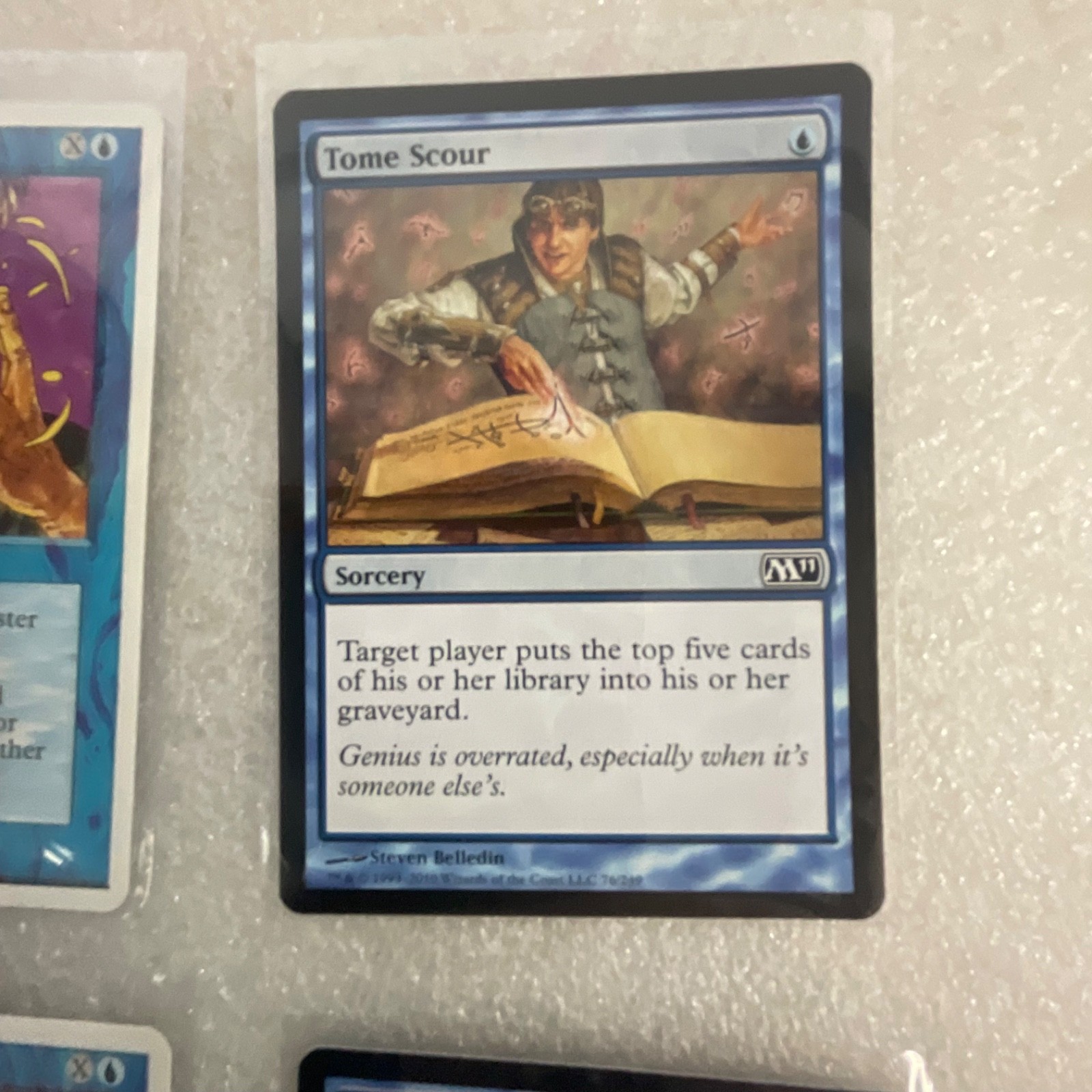 MTG 20 Card Blue Lot Revised & M11 Spell Blast Power Sink - Image 19