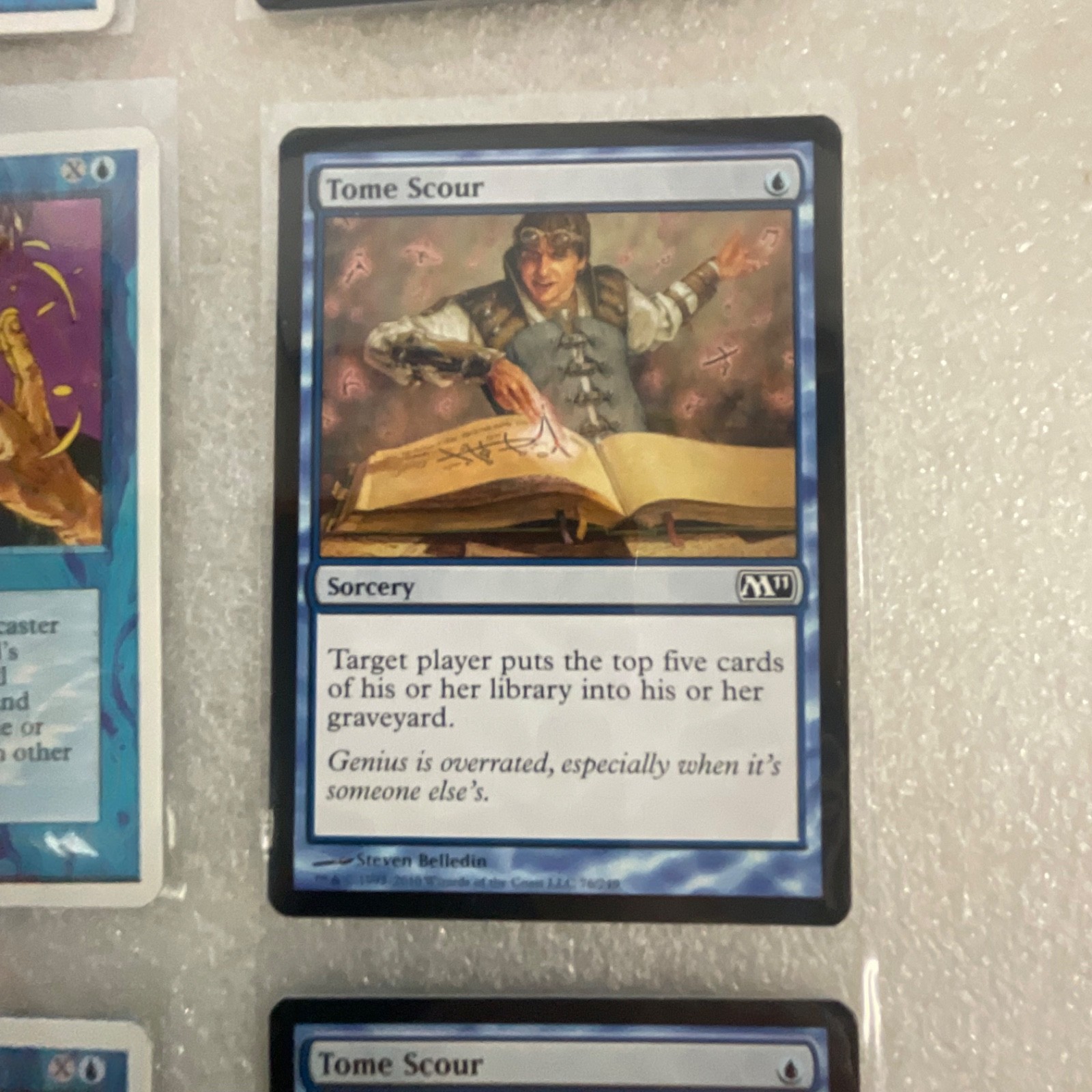 MTG 20 Card Blue Lot Revised & M11 Spell Blast Power Sink - Image 20