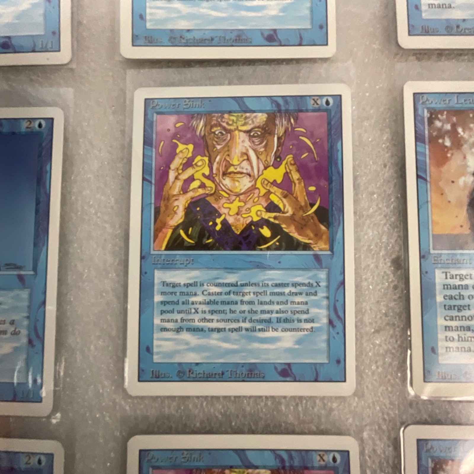 MTG 20 Card Blue Lot Revised 3ED Prodigal Sorcerer Power Sink - Image 17