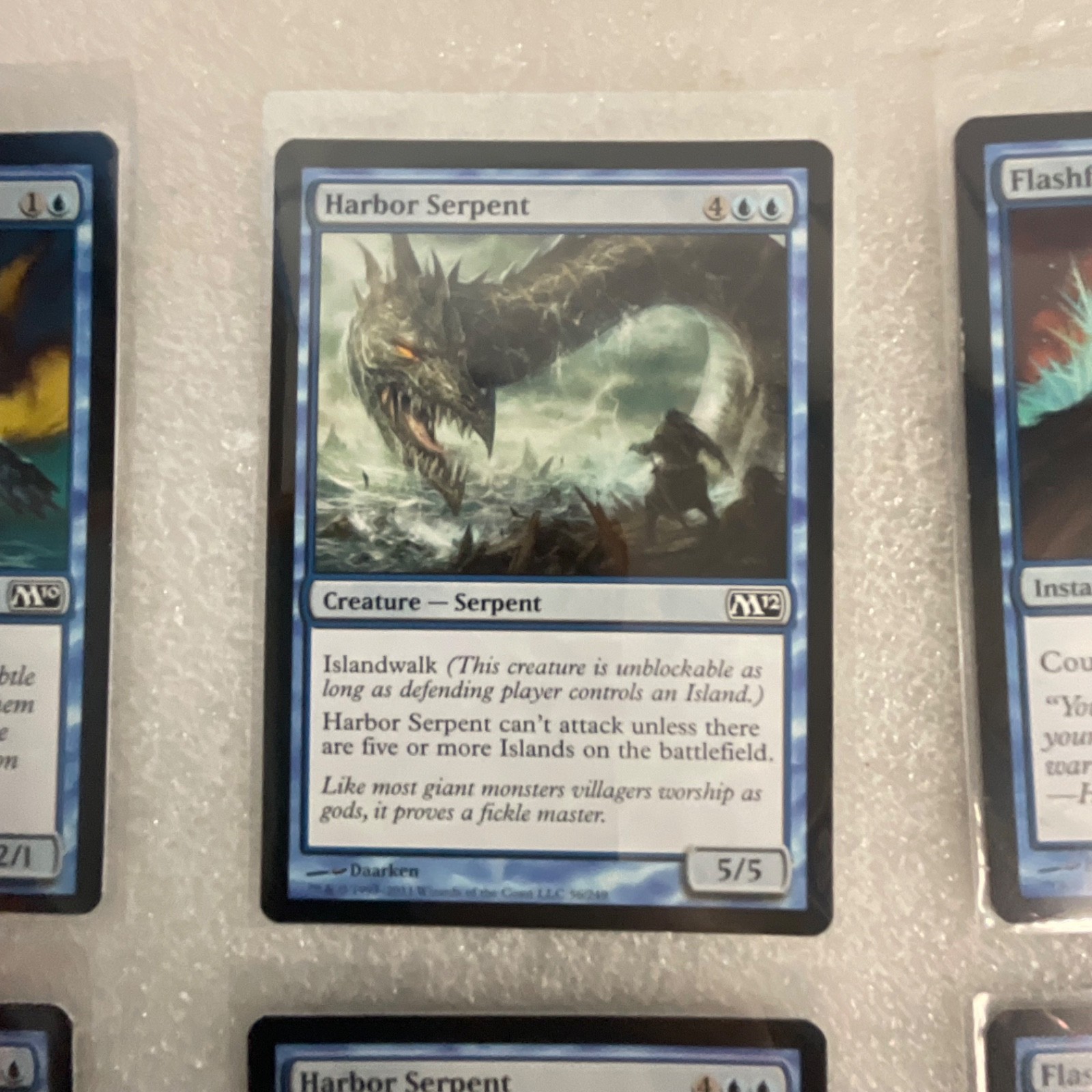 MTG 20 Card Blue Lot M11 M12 M13 10E Flashfreeze Harbor Serpent - Image 10