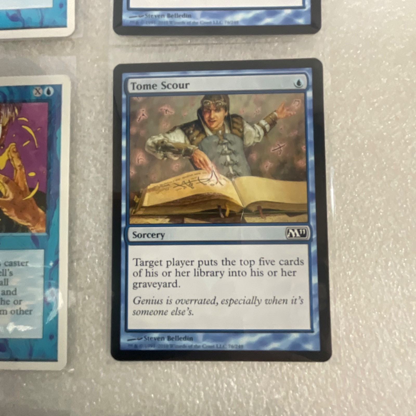 MTG 20 Card Blue Lot Revised & M11 Spell Blast Power Sink - Image 21