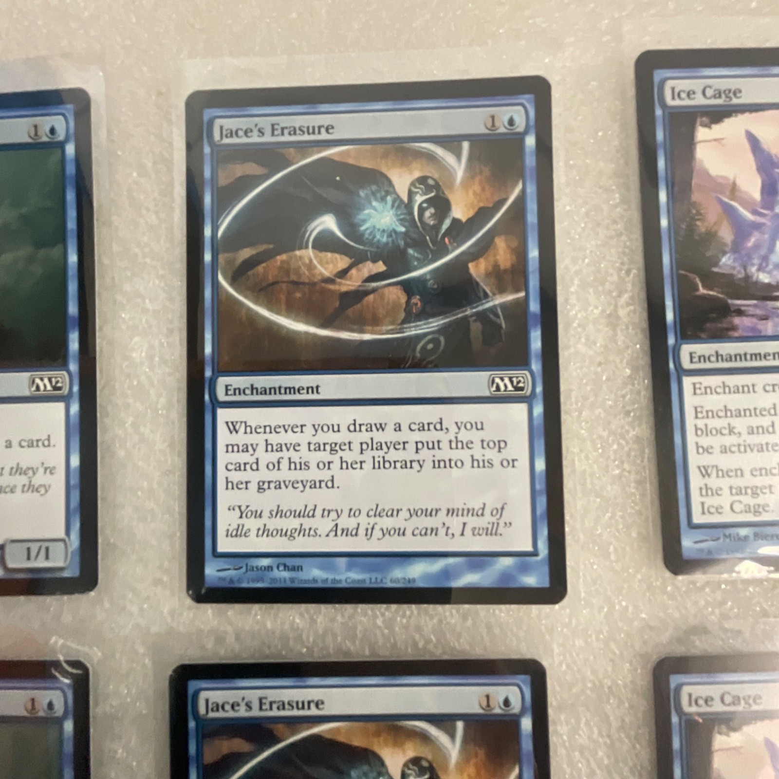 MTG 20 Card Blue Lot M12 Merfolk Looter Jace’s Erasure Playset - Image 11