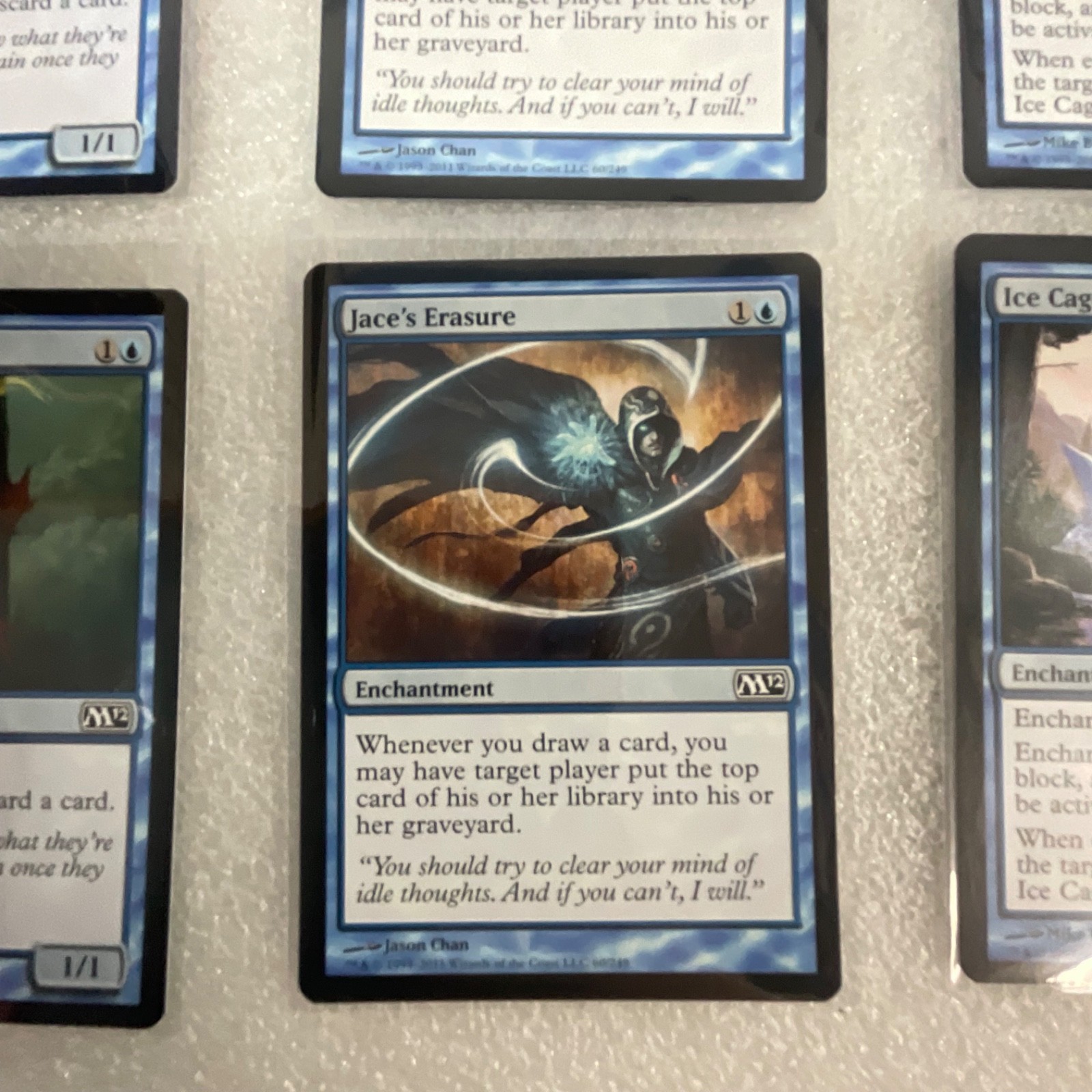 MTG 20 Card Blue Lot M12 Merfolk Looter Jace’s Erasure Playset - Image 14