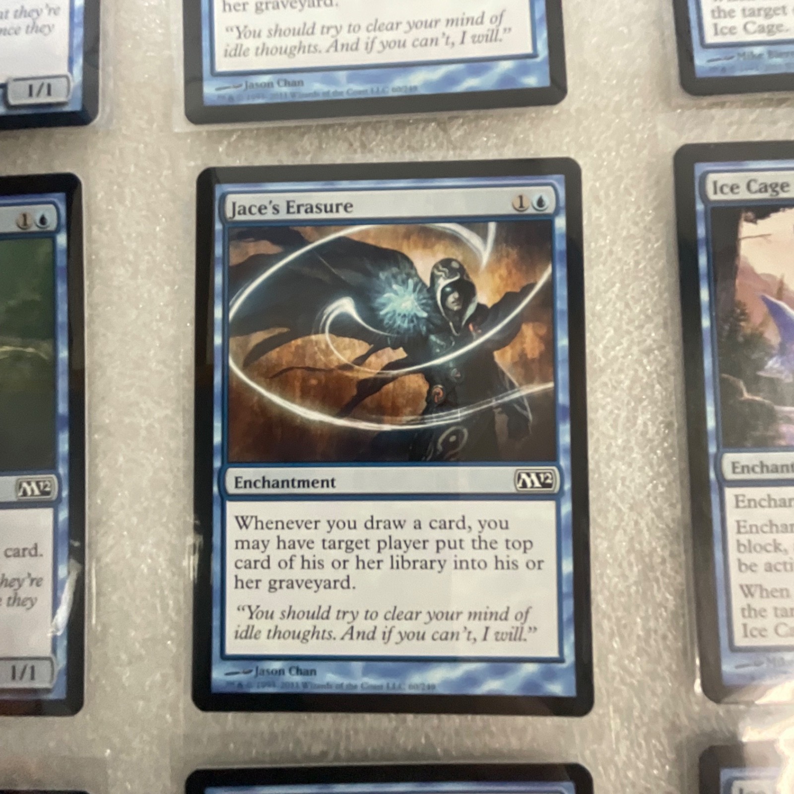 MTG 20 Card Blue Lot M12 Merfolk Looter Jace’s Erasure Playset - Image 13