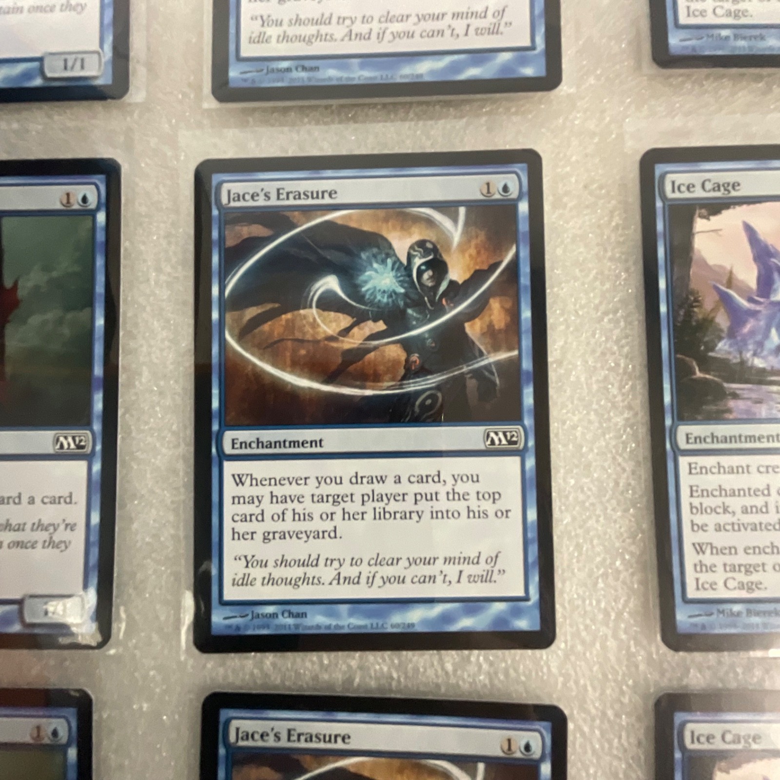 MTG 20 Card Blue Lot M12 Merfolk Looter Jace’s Erasure Playset - Image 12