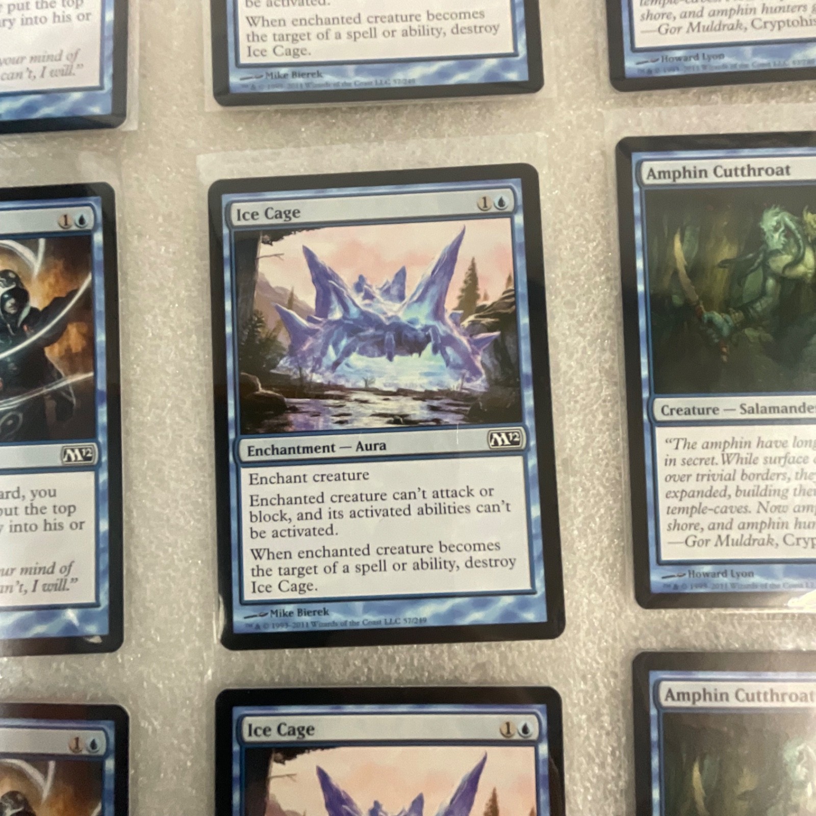 MTG 20 Card Blue Lot M12 Merfolk Looter Jace’s Erasure Playset - Image 17