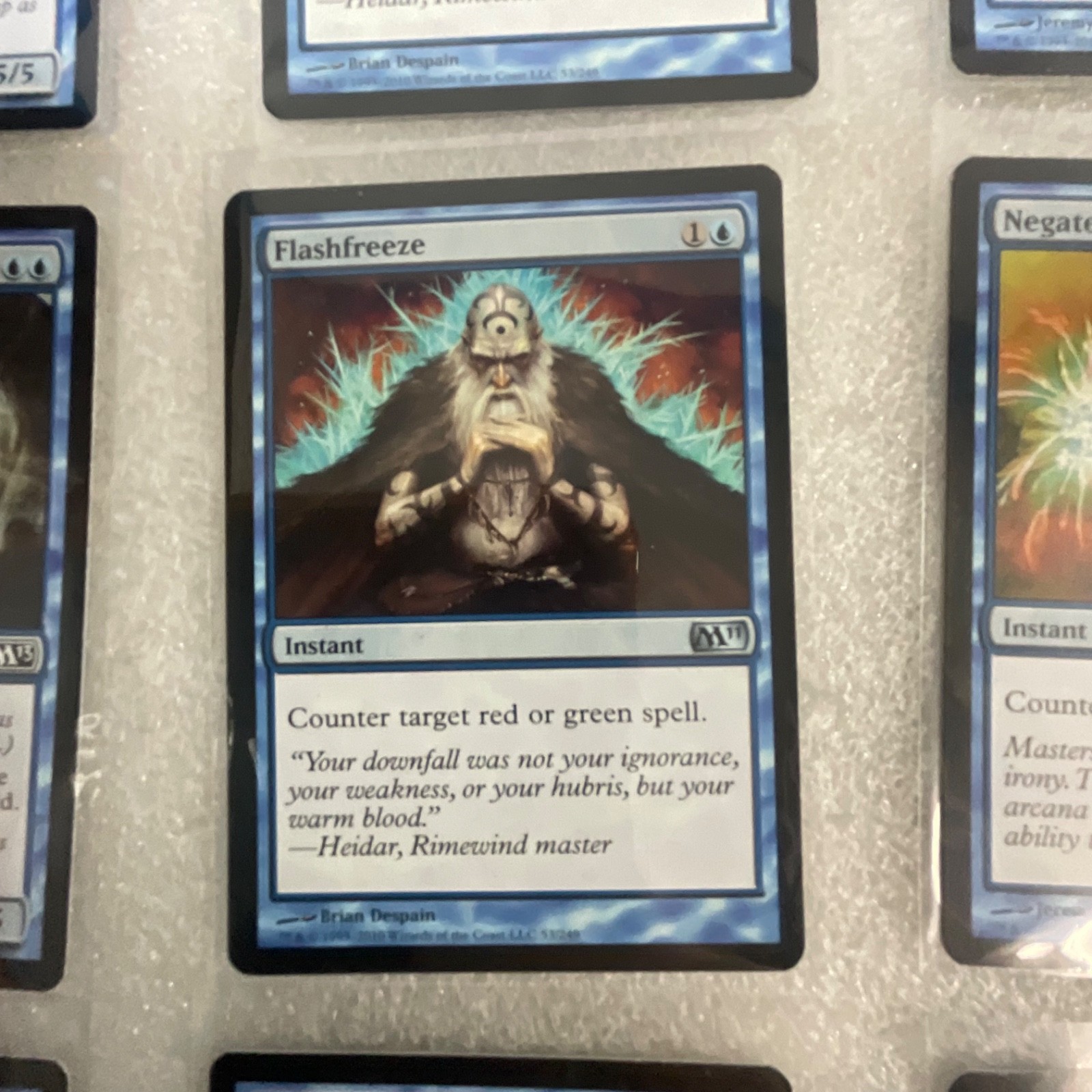 MTG 20 Card Blue Lot M11 M12 M13 10E Flashfreeze Harbor Serpent - Image 13