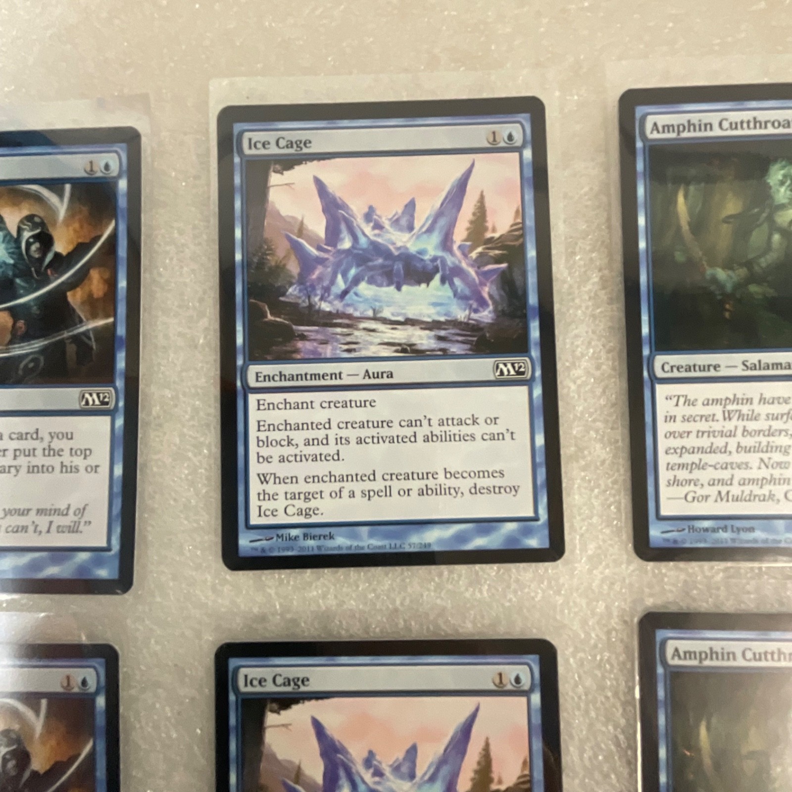 MTG 20 Card Blue Lot M12 Merfolk Looter Jace’s Erasure Playset - Image 18