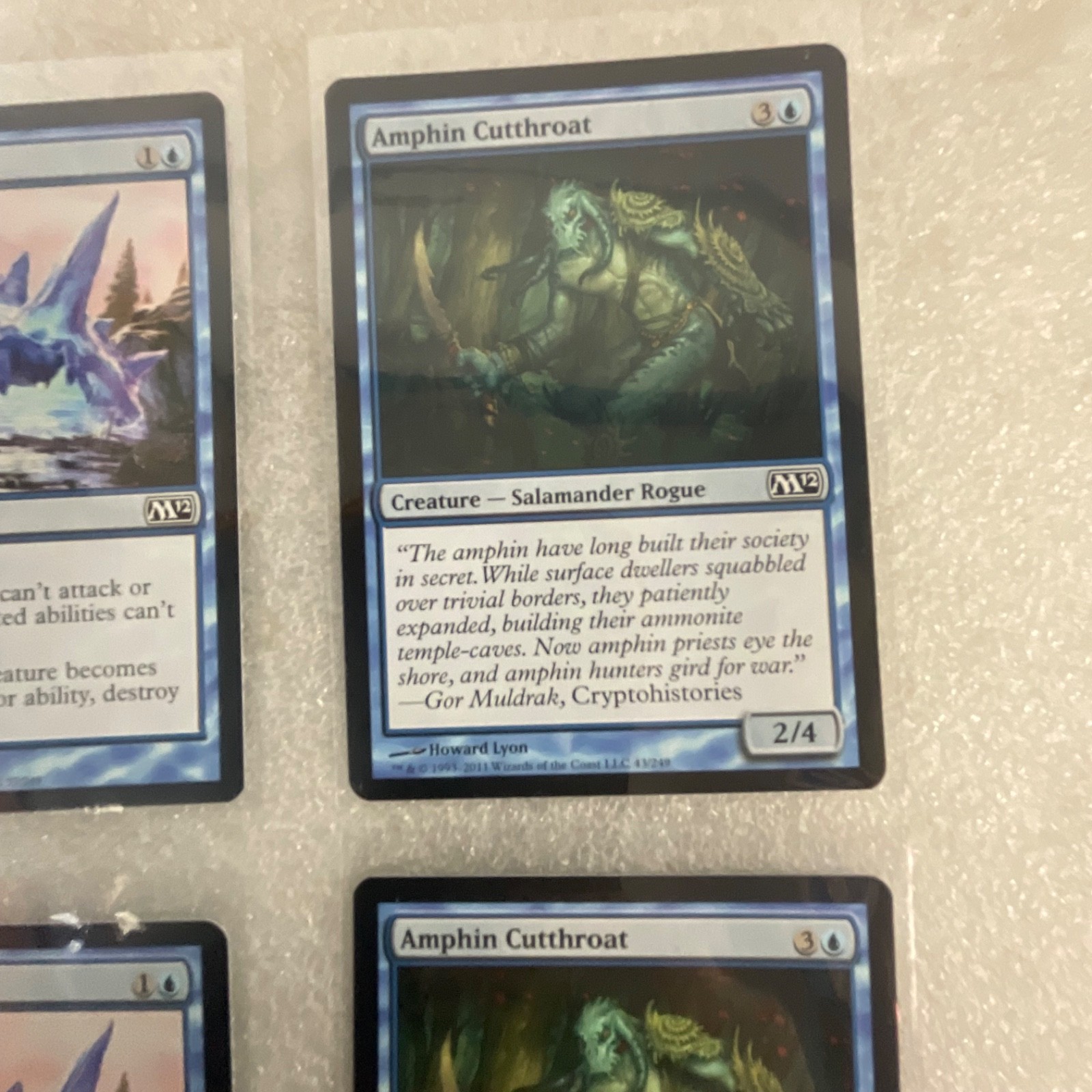 MTG 20 Card Blue Lot M12 Merfolk Looter Jace’s Erasure Playset - Image 19