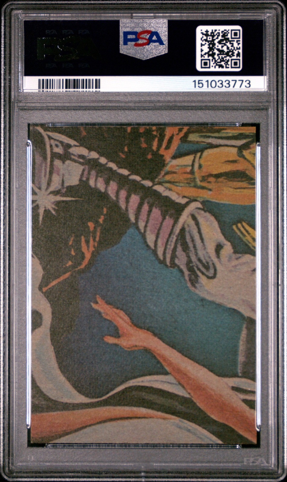 1977 Star Wars Luke Rushes Save Loved Ones #25 PSA 7 CERT#151033773 - Image 3