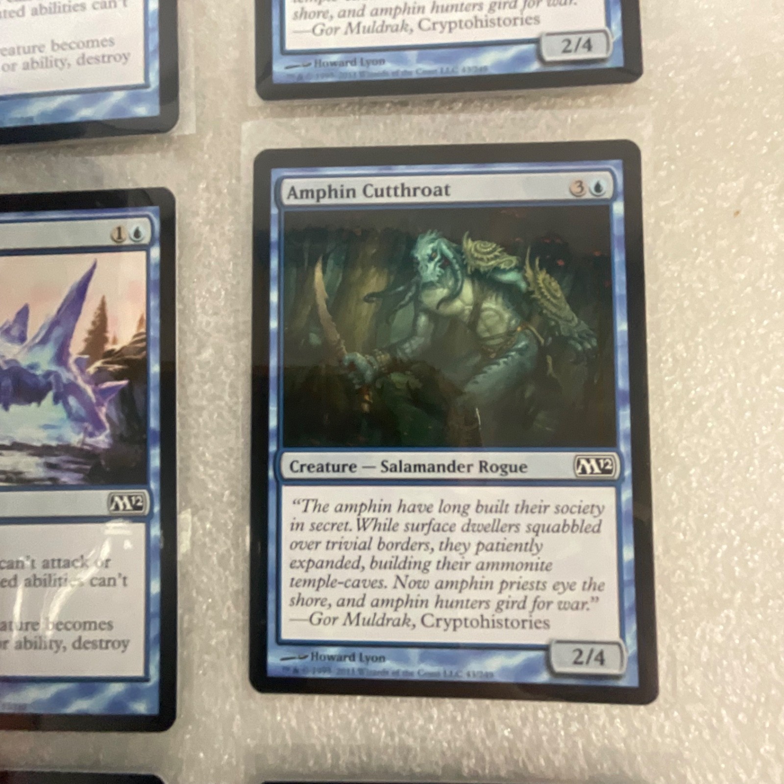 MTG 20 Card Blue Lot M12 Merfolk Looter Jace’s Erasure Playset - Image 21