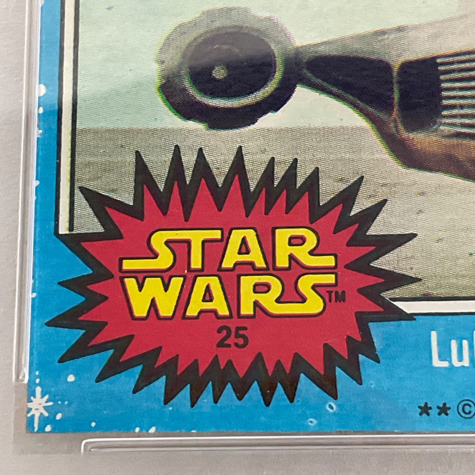 1977 Star Wars Luke Rushes Save Loved Ones #25 PSA 7 CERT#151033773 - Image 13