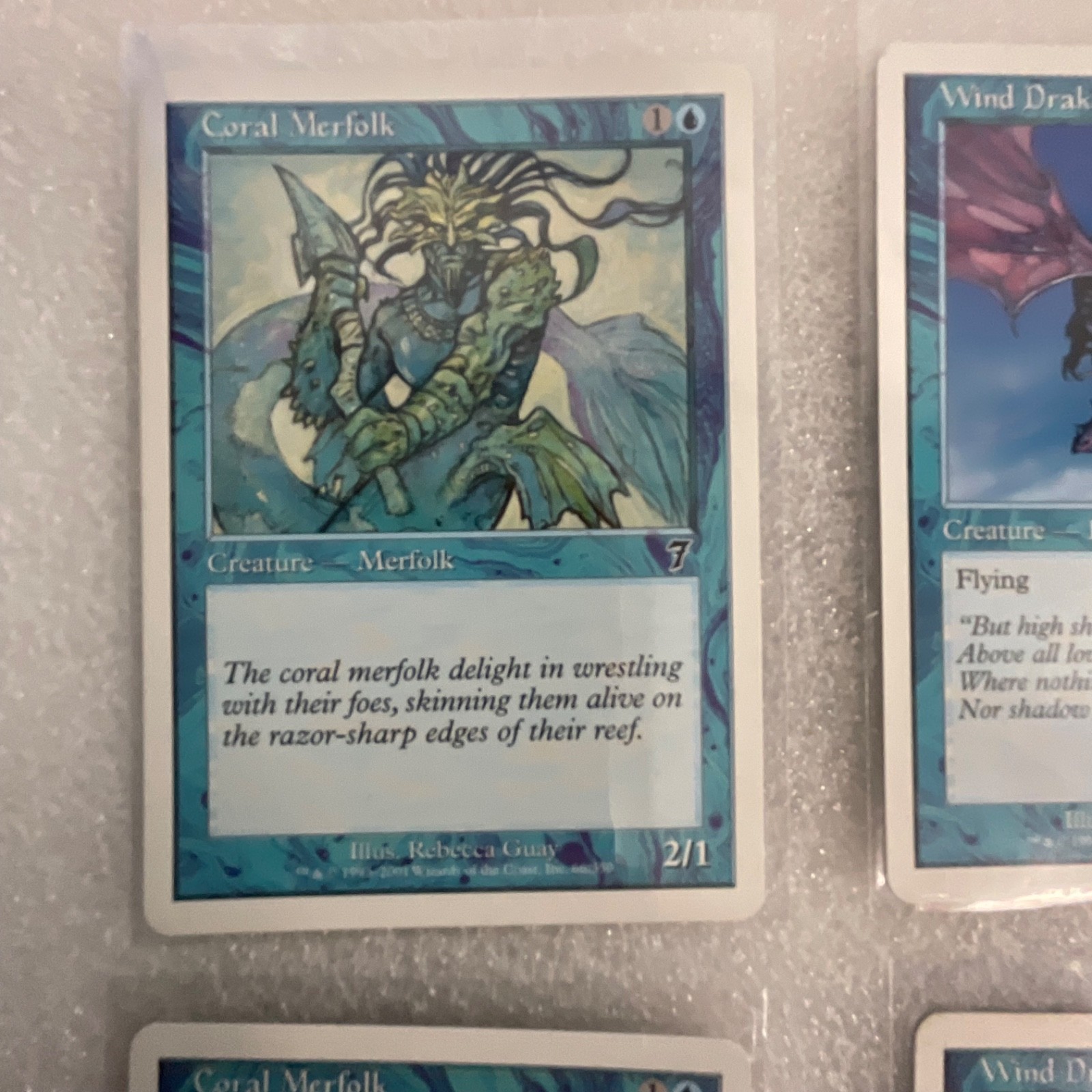 MTG 20 Card Blue Black Lot 7ED M12 Mixed Coral Merfolk Dark Ritual - Image 3