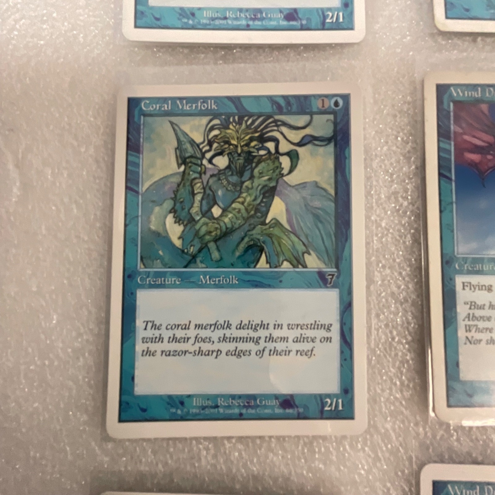 MTG 20 Card Blue Black Lot 7ED M12 Mixed Coral Merfolk Dark Ritual - Image 5