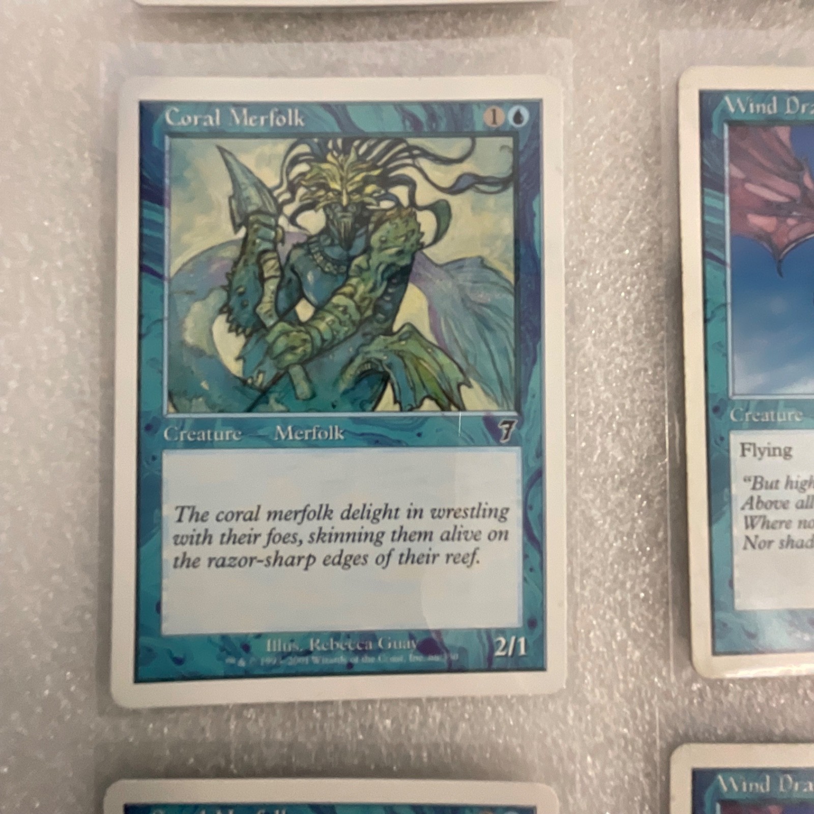 MTG 20 Card Blue Black Lot 7ED M12 Mixed Coral Merfolk Dark Ritual - Image 4