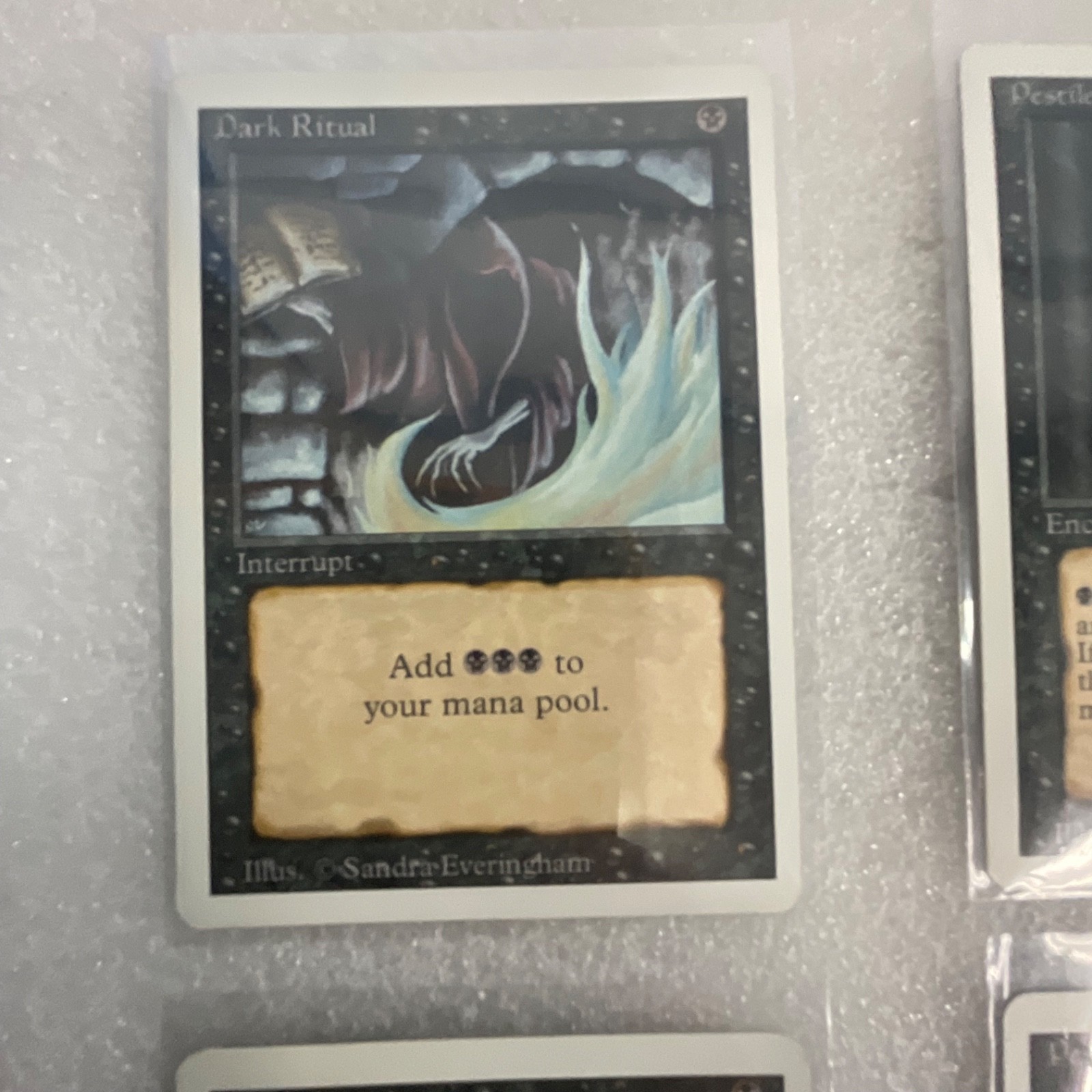 MTG 20 Card Black Lot Revised 3ED Drain Life Dark Ritual Terror - Image 3