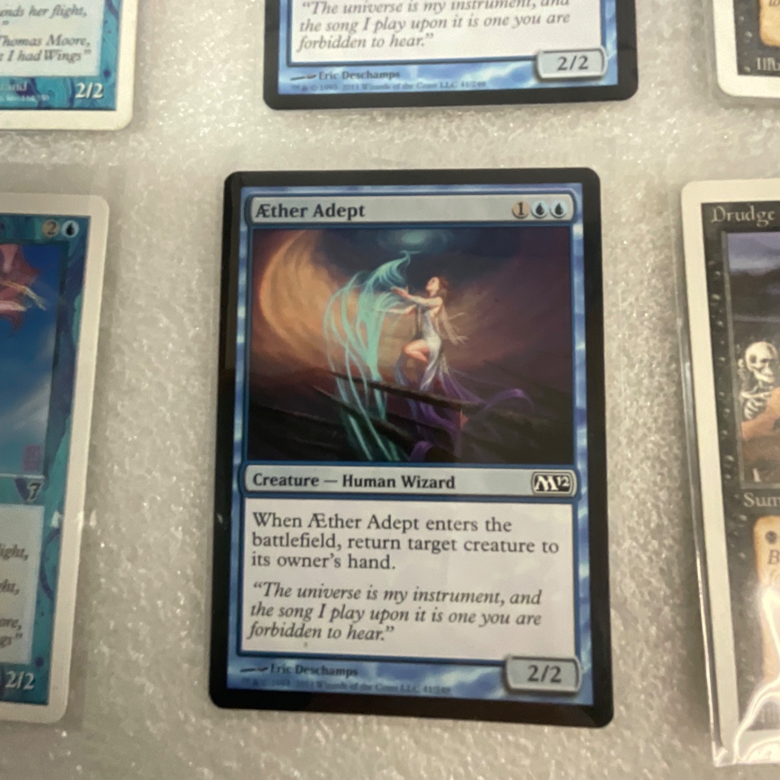 MTG 20 Card Blue Black Lot 7ED M12 Mixed Coral Merfolk Dark Ritual - Image 14