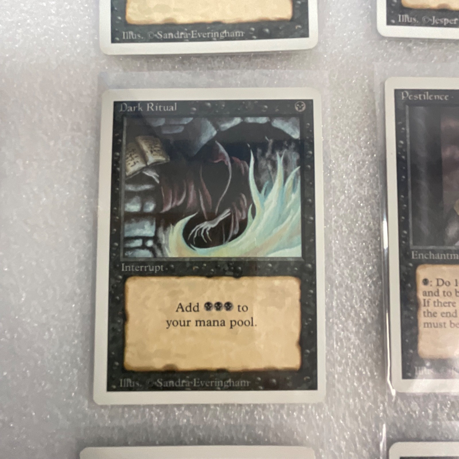 MTG 20 Card Black Lot Revised 3ED Drain Life Dark Ritual Terror - Image 5