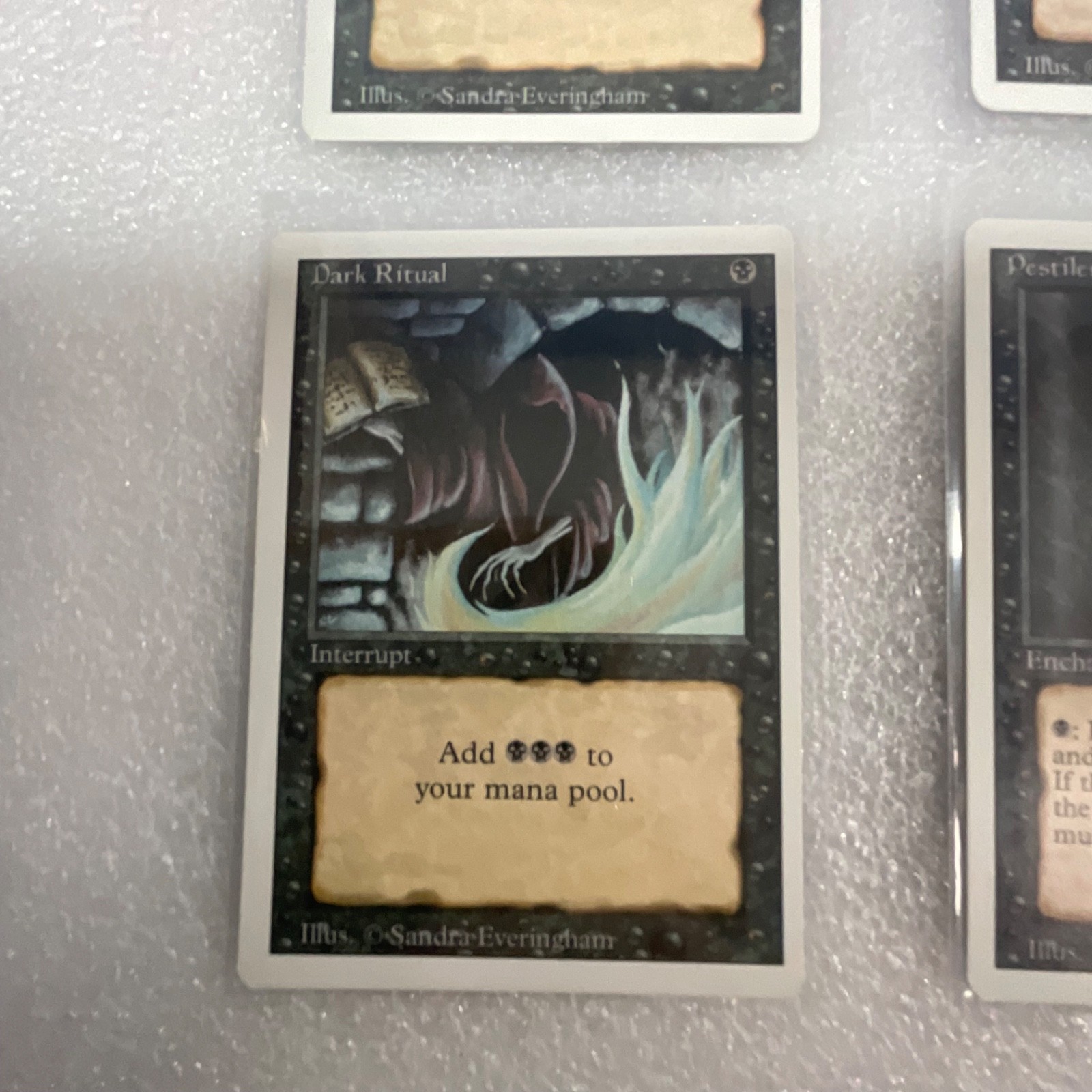 MTG 20 Card Black Lot Revised 3ED Drain Life Dark Ritual Terror - Image 6