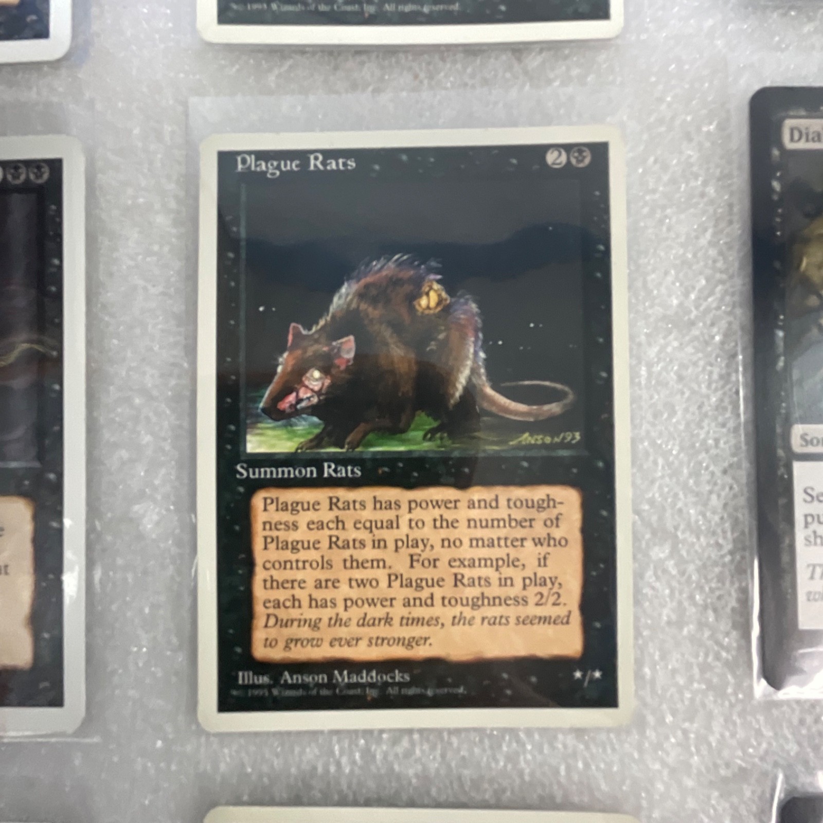 MTG 20 Card Black Lot Revised 3ED Drain Life Dark Ritual Terror - Image 13
