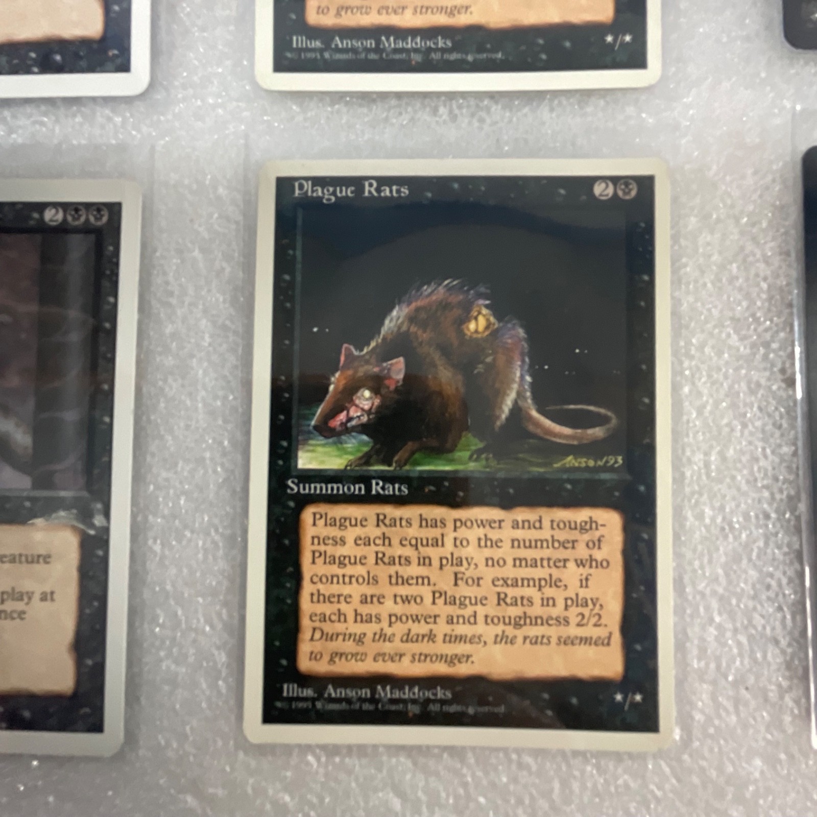 MTG 20 Card Black Lot Revised 3ED Drain Life Dark Ritual Terror - Image 14