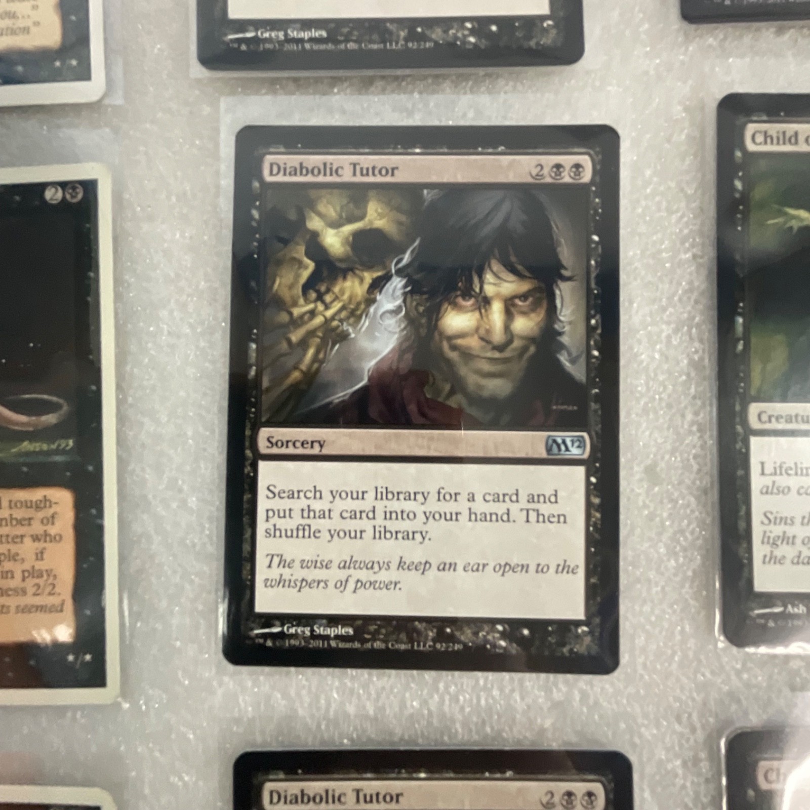 MTG 20 Card Black Lot Revised 3ED Drain Life Dark Ritual Terror - Image 17