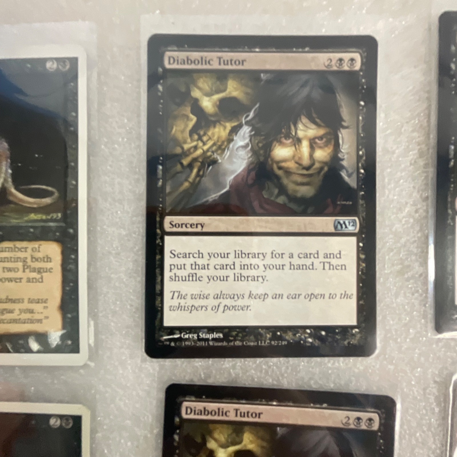 MTG 20 Card Black Lot Revised 3ED Drain Life Dark Ritual Terror - Image 18