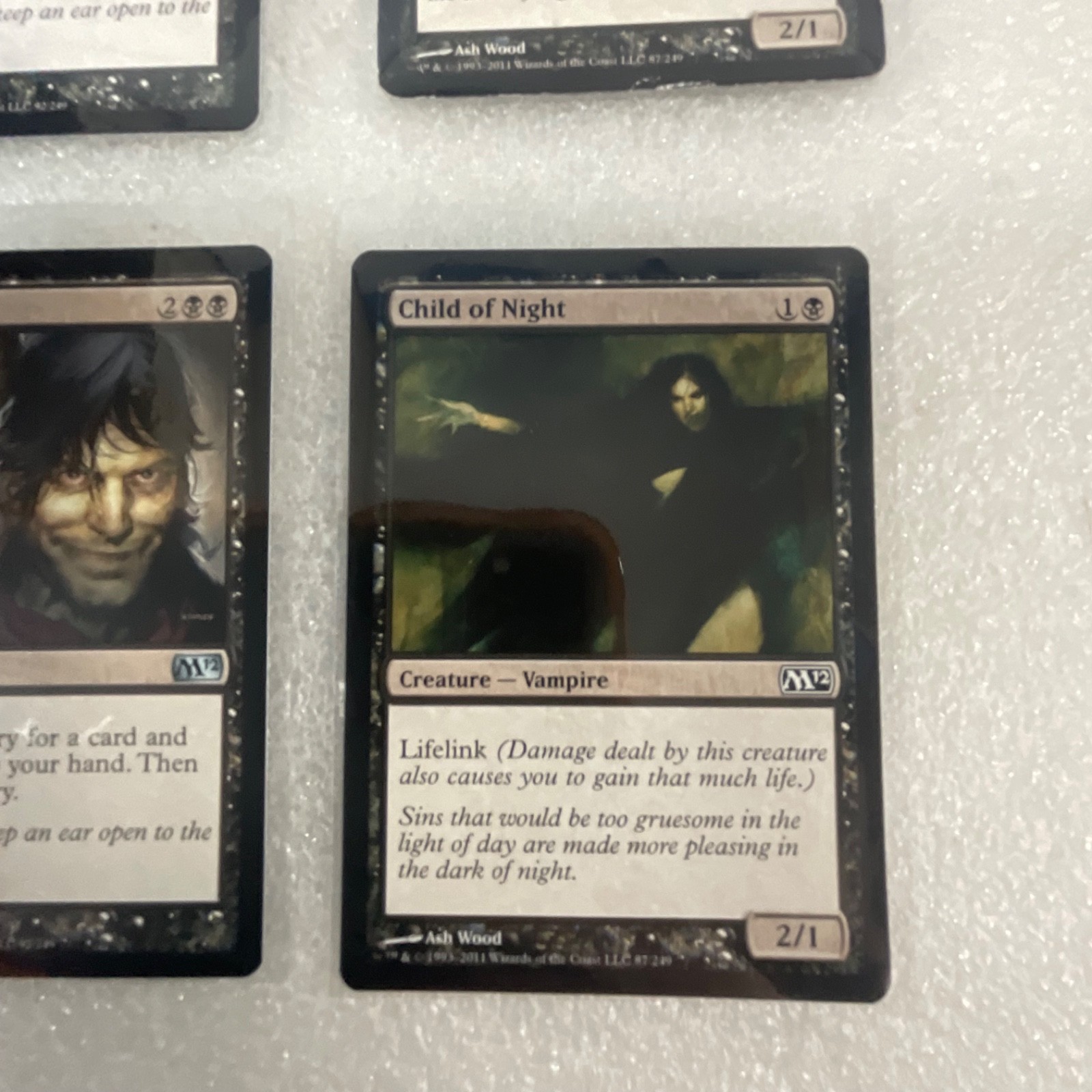 MTG 20 Card Black Lot Revised 3ED Drain Life Dark Ritual Terror - Image 22