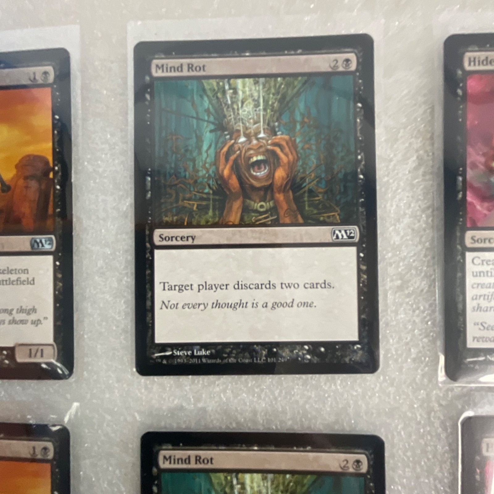 MTG 20 Card Black Lot Magic 2012 M12 Reassembling Skeleton - Image 18