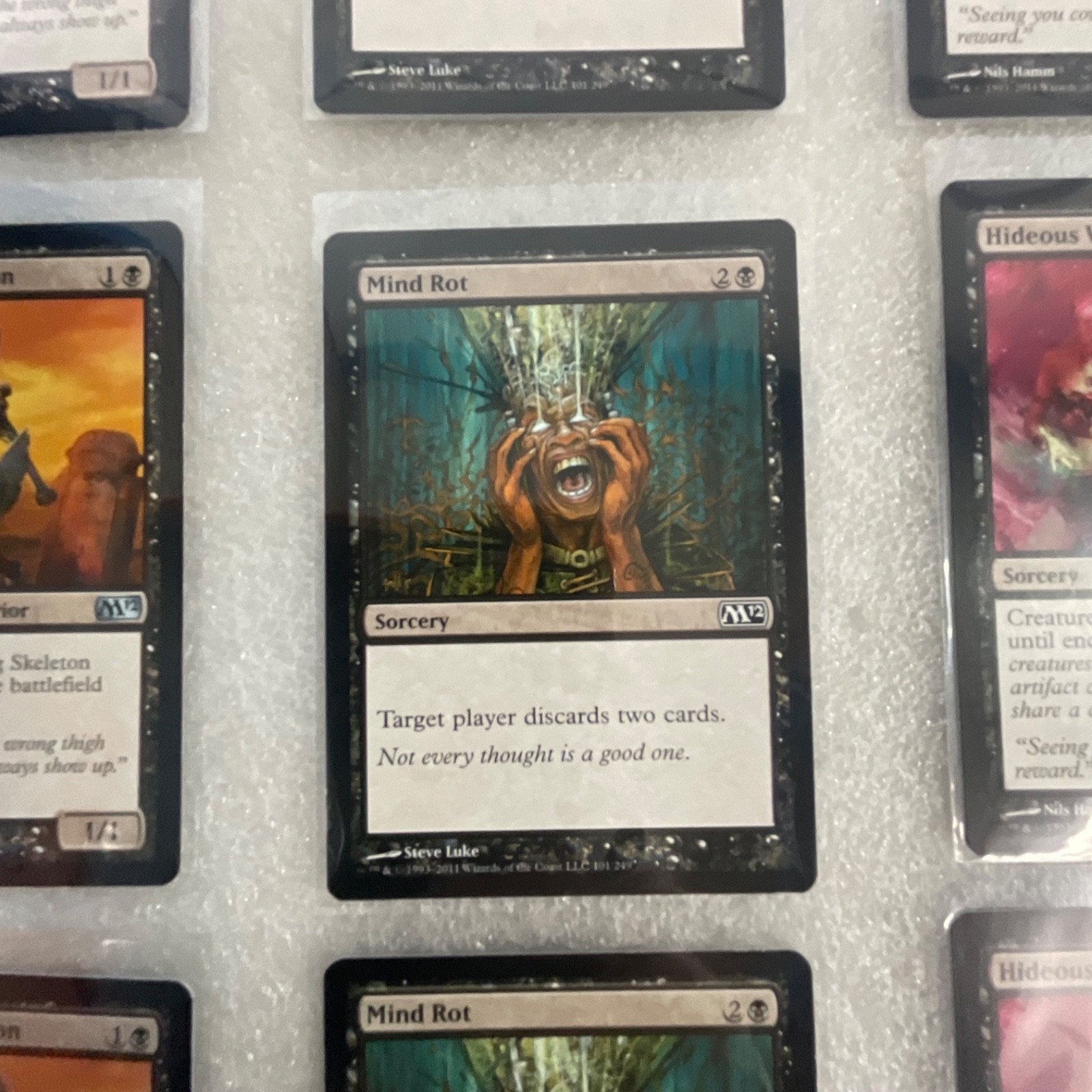 MTG 20 Card Black Lot Magic 2012 M12 Reassembling Skeleton - Image 17