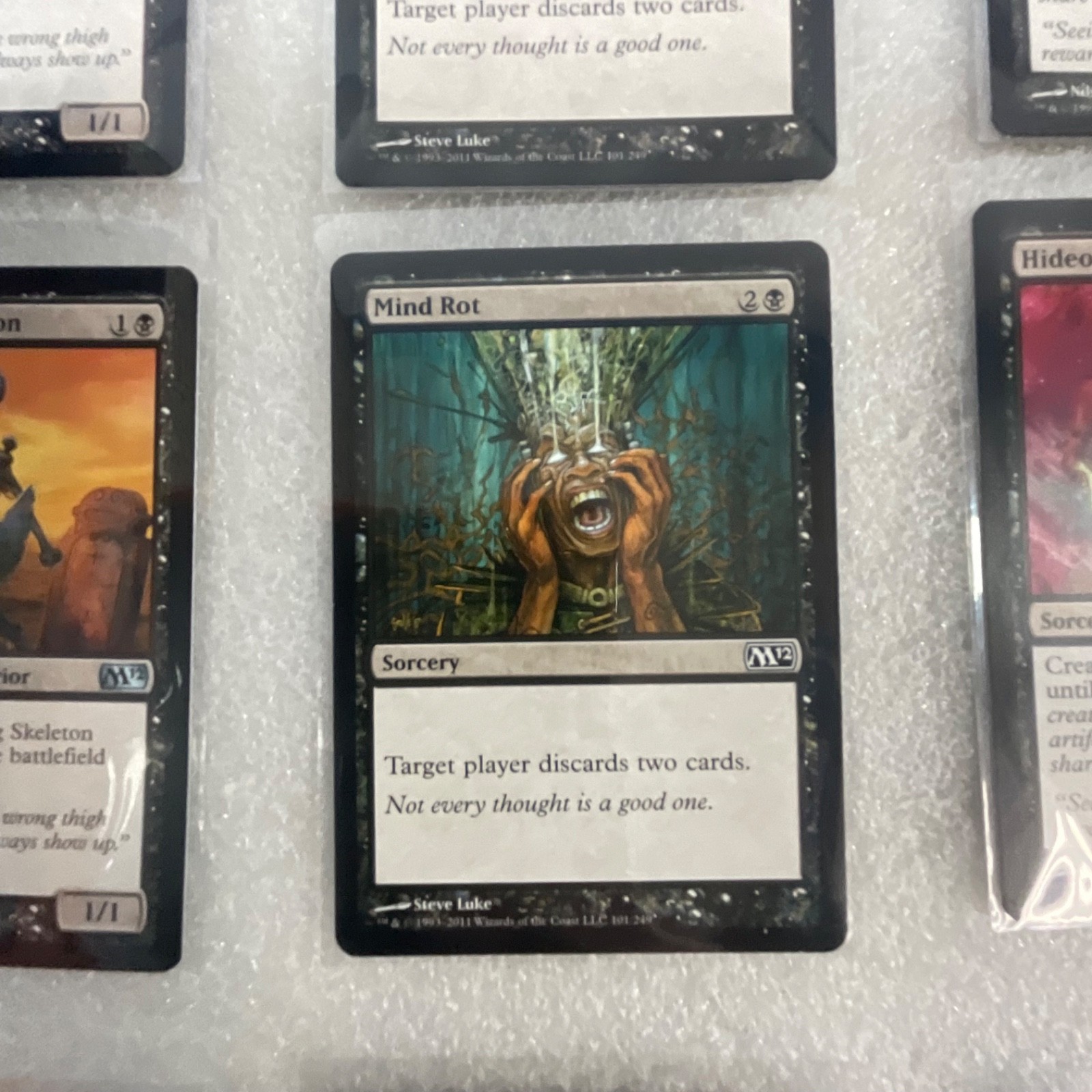 MTG 20 Card Black Lot Magic 2012 M12 Reassembling Skeleton - Image 16