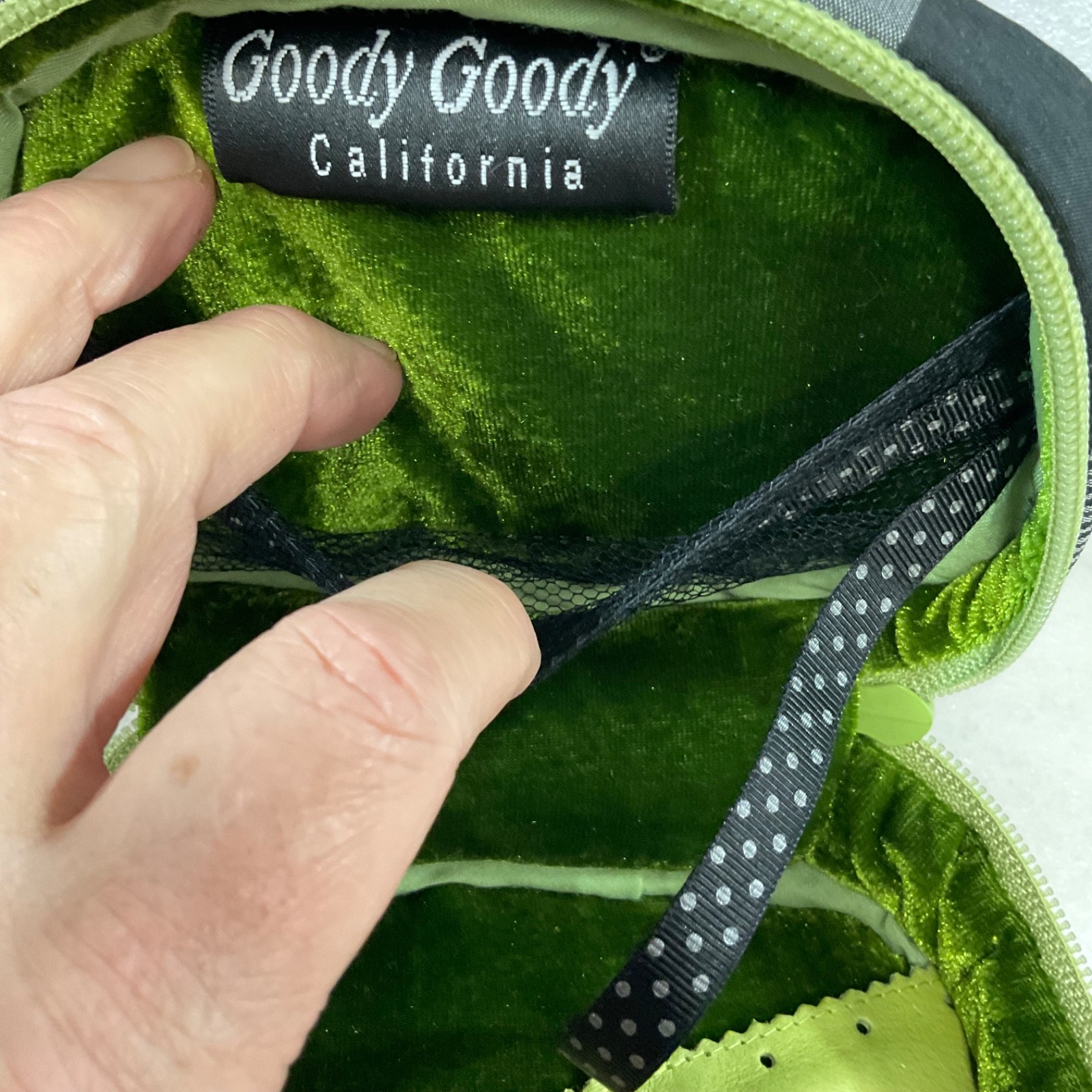 Goody Goody California Plaid Floral Travel Soft Jewelry Case 6.75in - Image 7