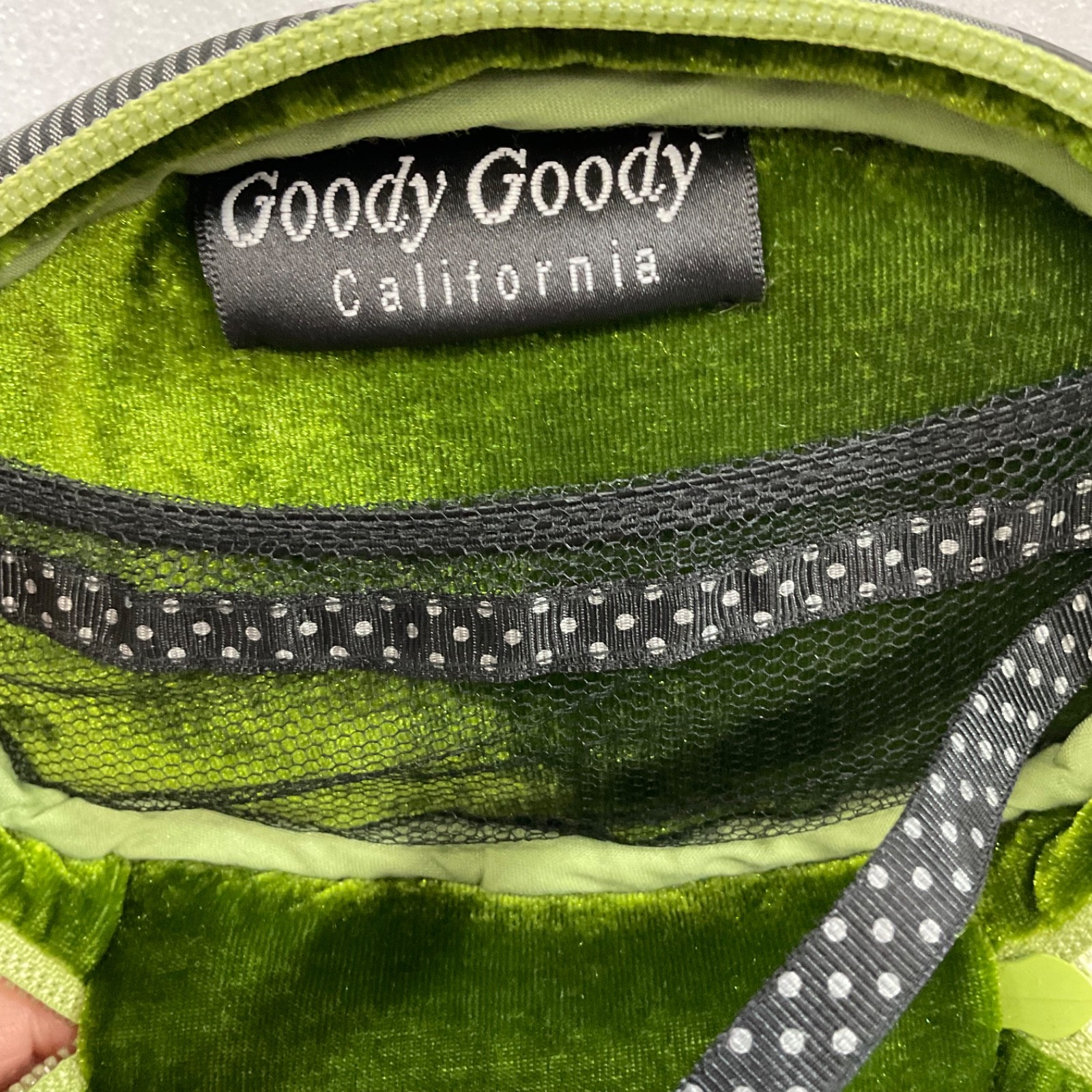Goody Goody California Plaid Floral Travel Soft Jewelry Case 6.75in - Image 6