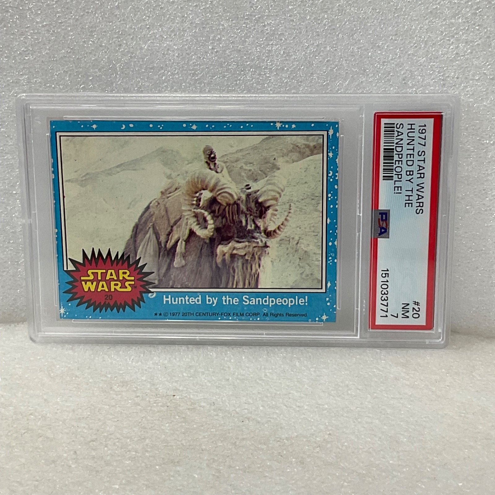 Star Wars 1977 Hunted by the Sandpeople #20 PSA 7 CERT#151033771 - Image 4