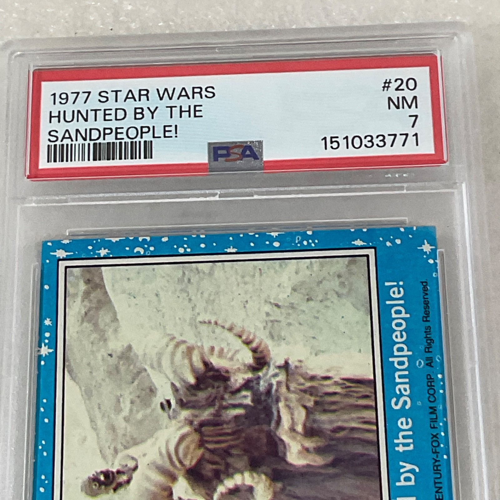 Star Wars 1977 Hunted by the Sandpeople #20 PSA 7 CERT#151033771 - Image 7