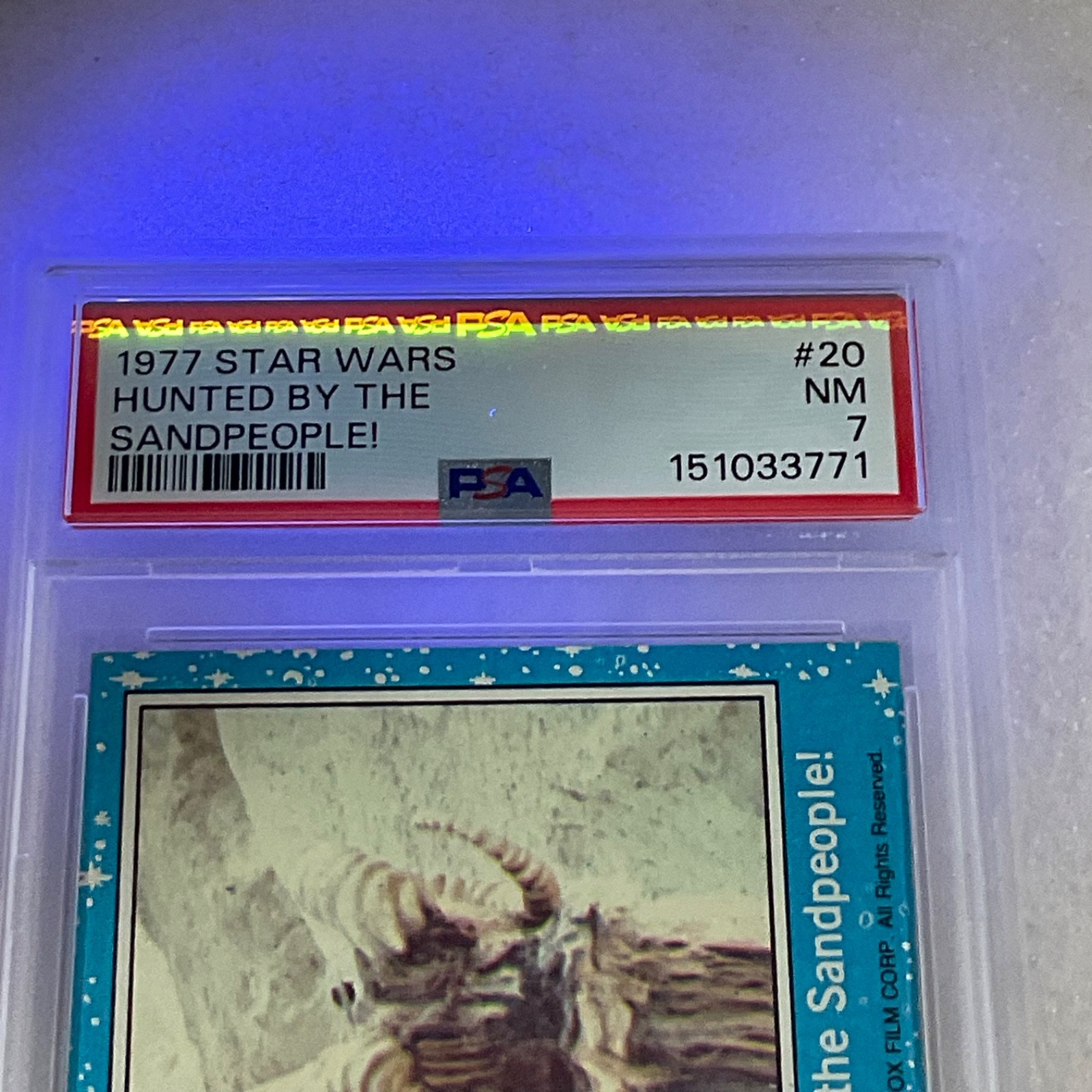 Star Wars 1977 Hunted by the Sandpeople #20 PSA 7 CERT#151033771 - Image 20