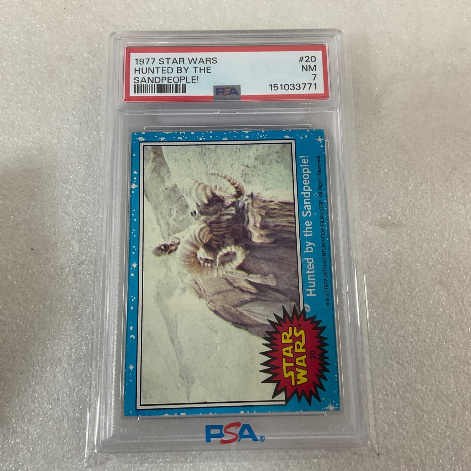 Star Wars 1977 Hunted by the Sandpeople #20 PSA 7 CERT#151033771 - Image 21