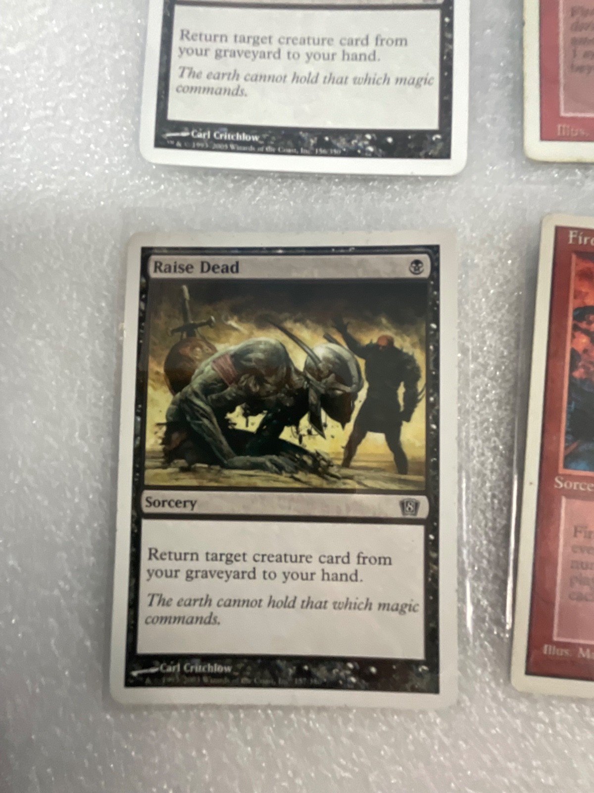 MTG 20 Card Lot Mixed Revised/4ED & 8ED Fireball Dragon Whelp - Image 6